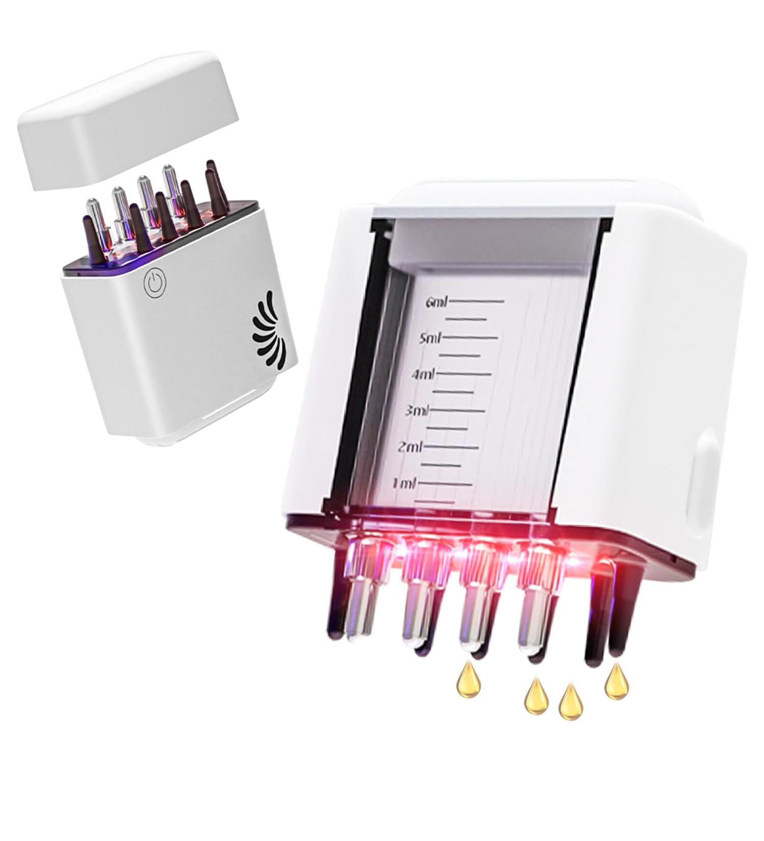 2-in-1 Scalp Massage Brush & Hair Oil Applicator | Head Massage Device for Hair Treatment & Essential Oil Application - Buy Online on GoSupps.com