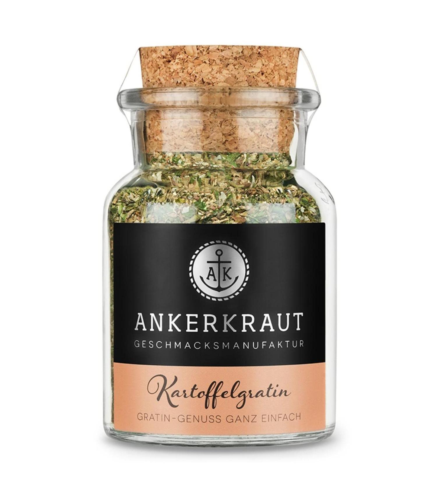 Anchor Herb Potato Gratin Spice - Gourmet Baked Cheese & Vegetable Gratin | 80g Cork Glass Jar | Easy Home Cooking - Buy Online on GoSupps.com