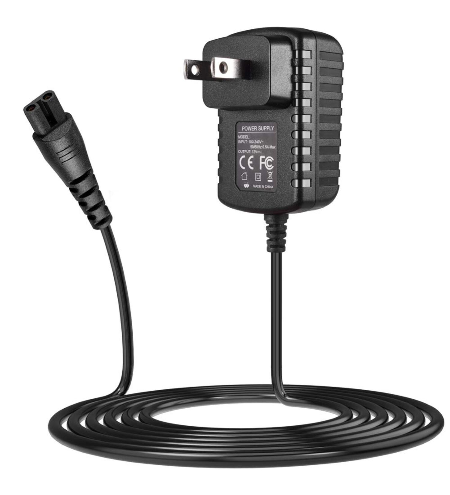 SoulBay 12V PA-1204N Charger Replacement for Remington Shaver - Compatible with F5-5800 F7800 F5800 F5790 F4790 R5150 R6130 R-6150 MS2-390 MS3-2700 MS680 R9100 Electric Razor - Power Cord Included - Buy Online on GoSupps.com