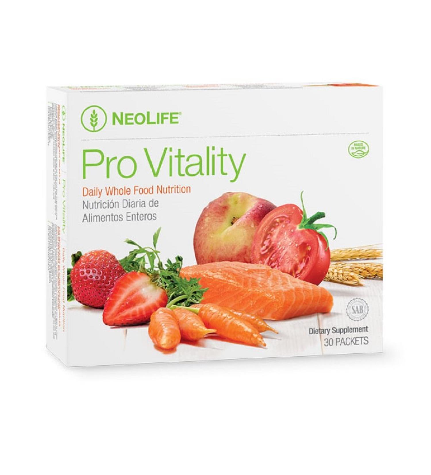 NEOLIFE PRO VITALITY PLUS (30 sachets Powerful nutrients that support for lifelong health and vitality. From whole grains fruits and vegetables and fish to help feed protect)