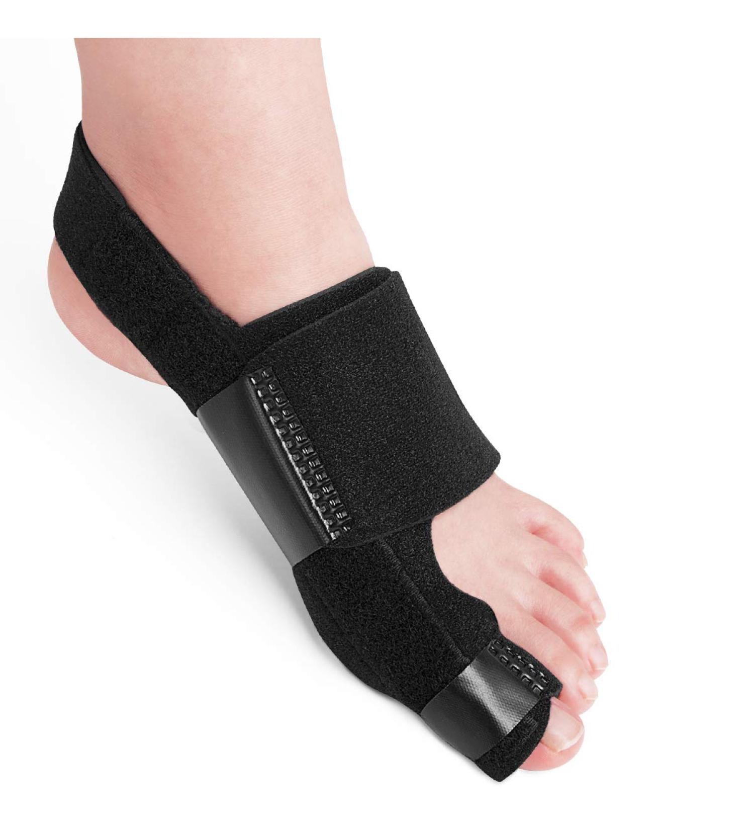 AVIDDA Bunion Corrector - Big Toe Straightener for Day/Night Relief - Left Foot, Black - 1PC - Buy Online on GoSupps.com