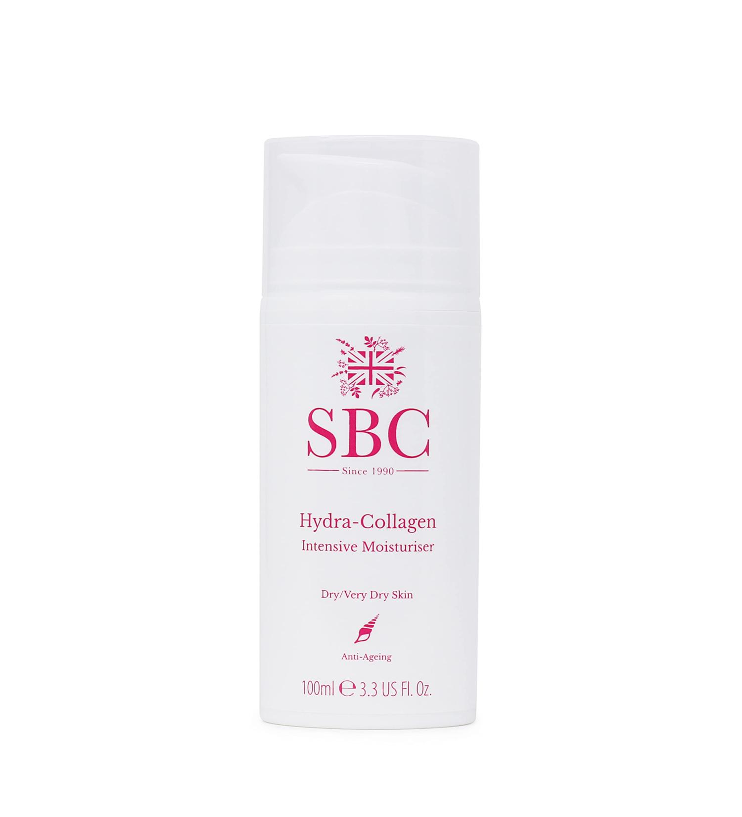 SBC Skincare Hydra-Collagen Intensive Moisturiser - 100ml | Anti-Ageing Face Cream | Hydrating Moisturiser For Dry Skin | Collagen Face Cream For Mature Skin - Buy Online on GoSupps.com