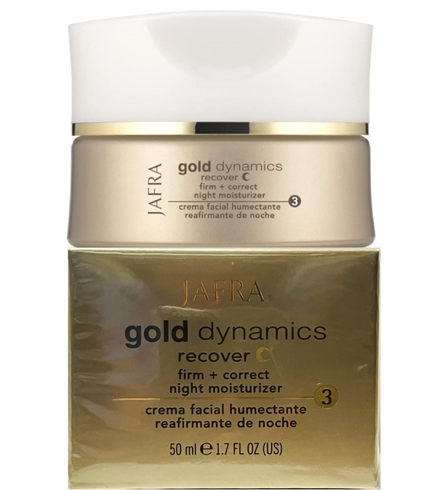 Buy Jafra Gold Dynamics Firm + Correct Night Moisturizer 1.7 fl. oz Anti-Aging Skincare for Youthful Skin International Shipping Available - Buy Online on GoSupps.com