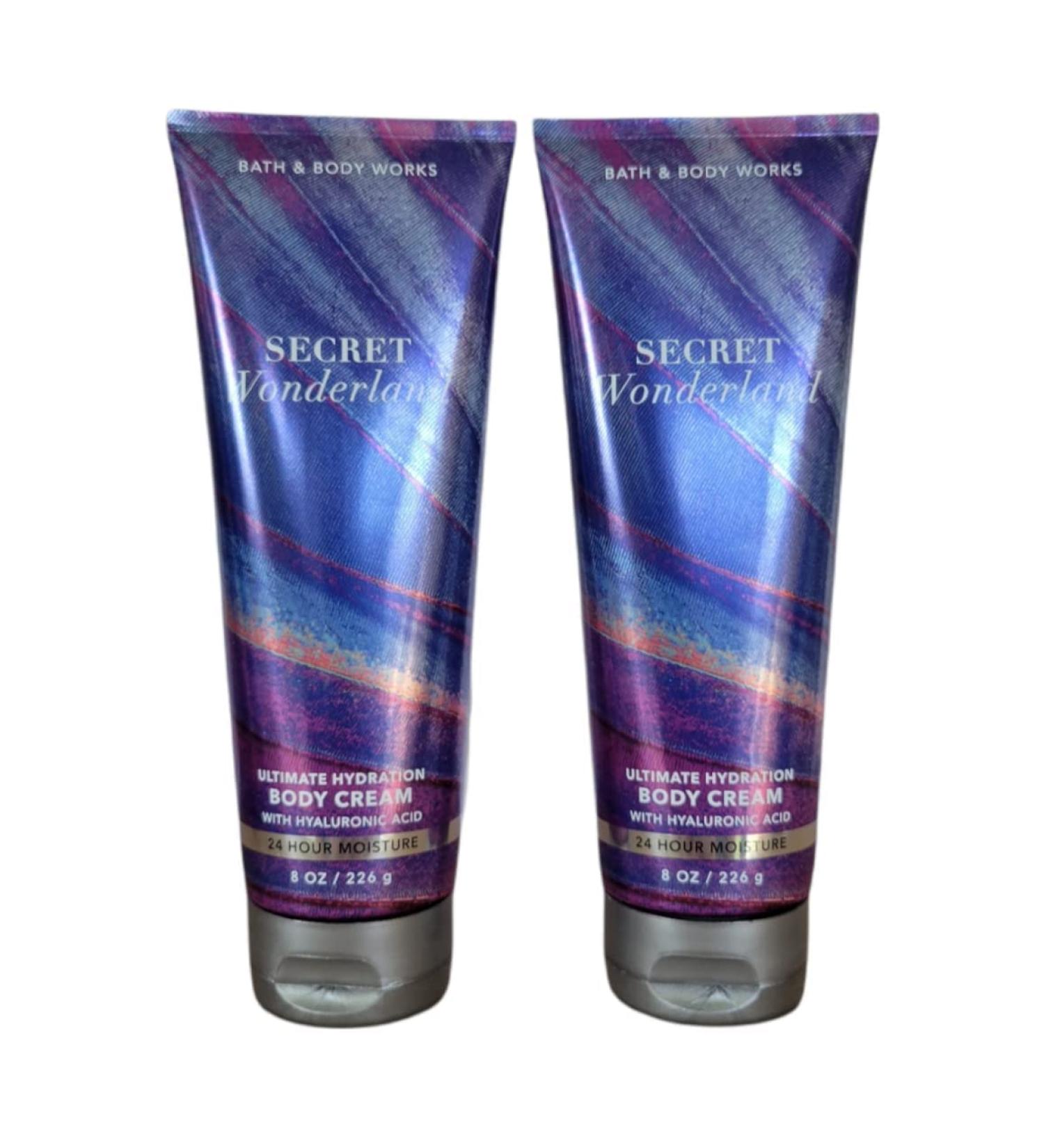 Bath and Body Works Secret Wonderland 2 Pack Ultra Shea Body Cream 8 Oz. (Secret Wonderland) Secret Wonderland 8 Ounce (Pack of 2)