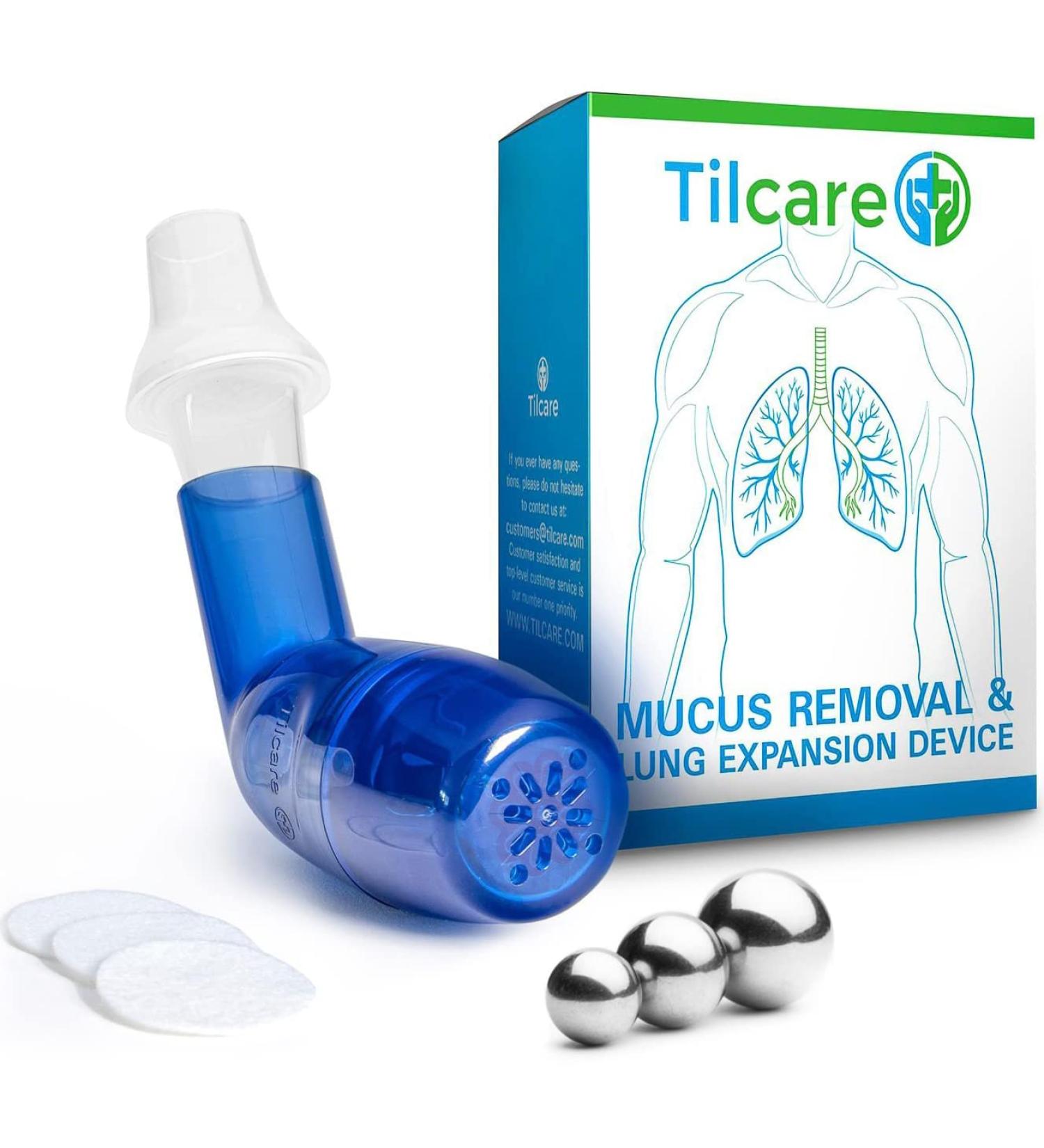Tilcare Breathing Lung Expander & Mucus Removal Device - Exercise & Cleanse Therapy Aid for better Sleep & Fitness - Buy Online on GoSupps.com