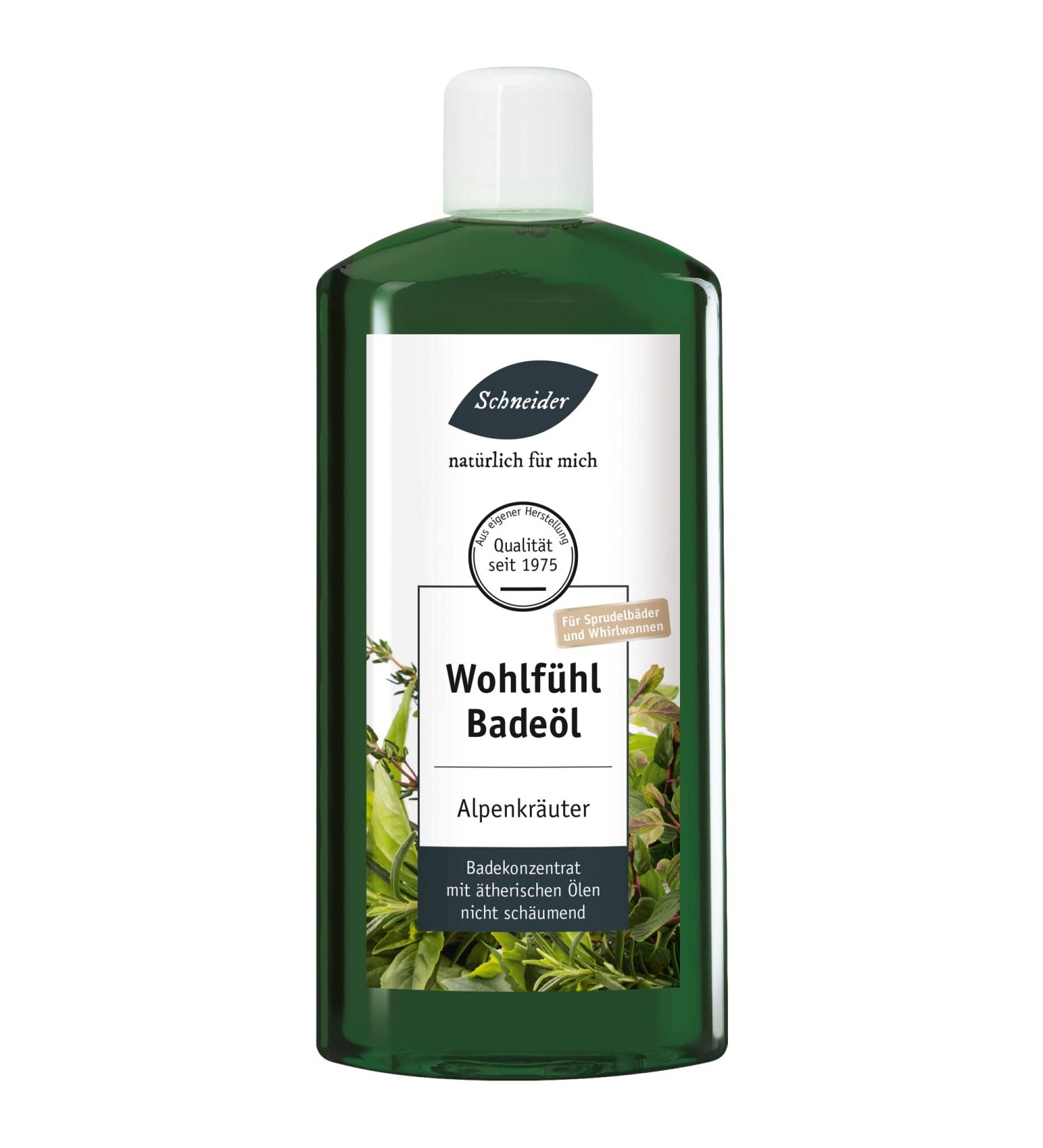 Sauna supplies Schneider - wellness bath alpine herbs with hay flower not foaming circulatory circuit and relaxing 500ml hay flower 500ml