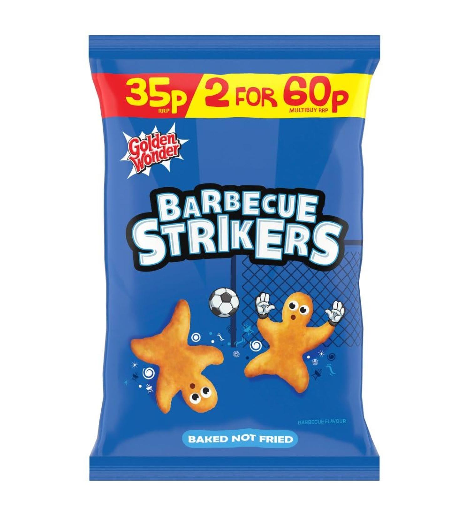 Golden Wonder BBQ Strikers 22g x36 Bags - Full Sealed Box