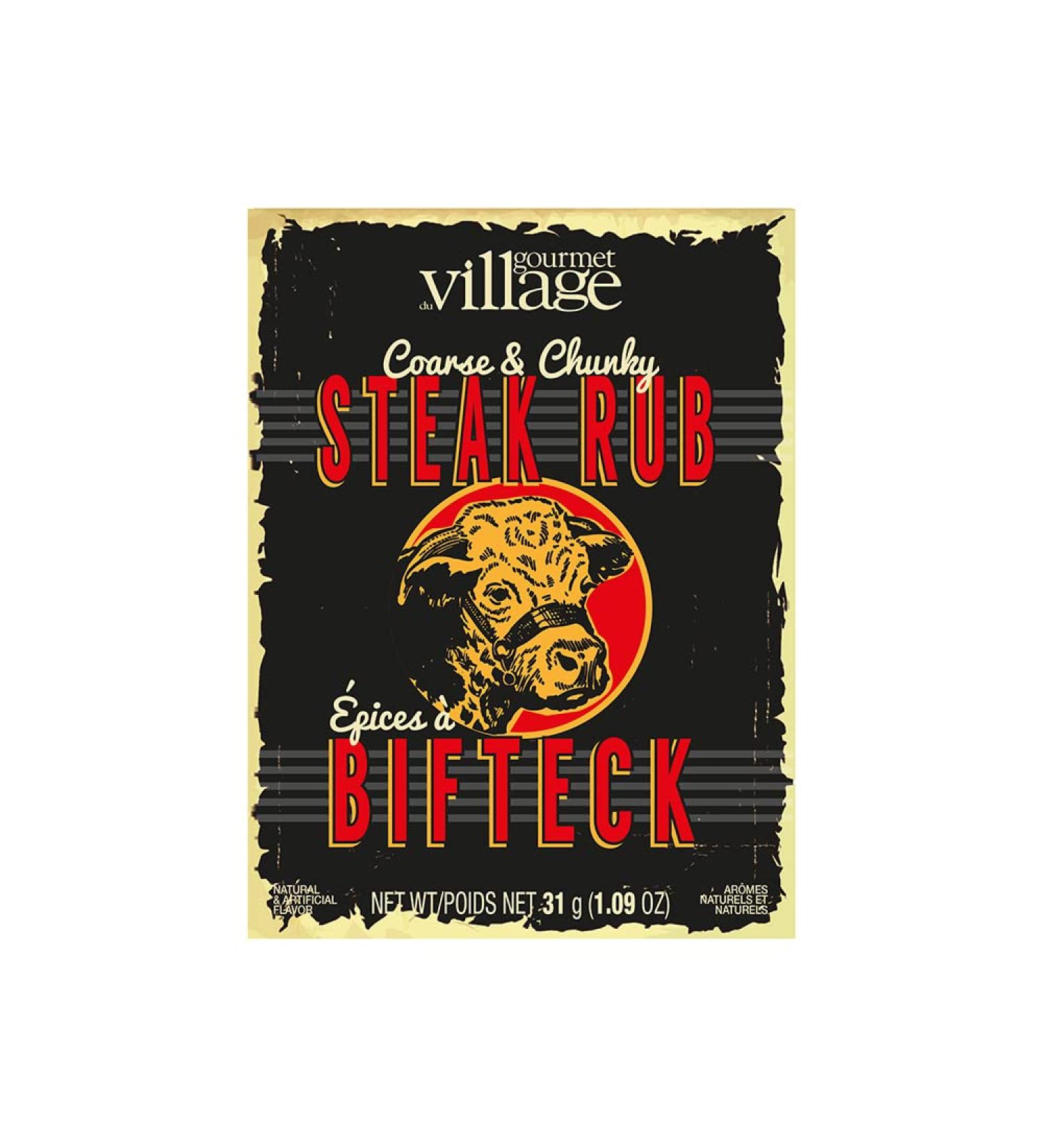 Gourmet du Village Steak Seasoning 31 g (Pack of 1) - Buy Online on GoSupps.com