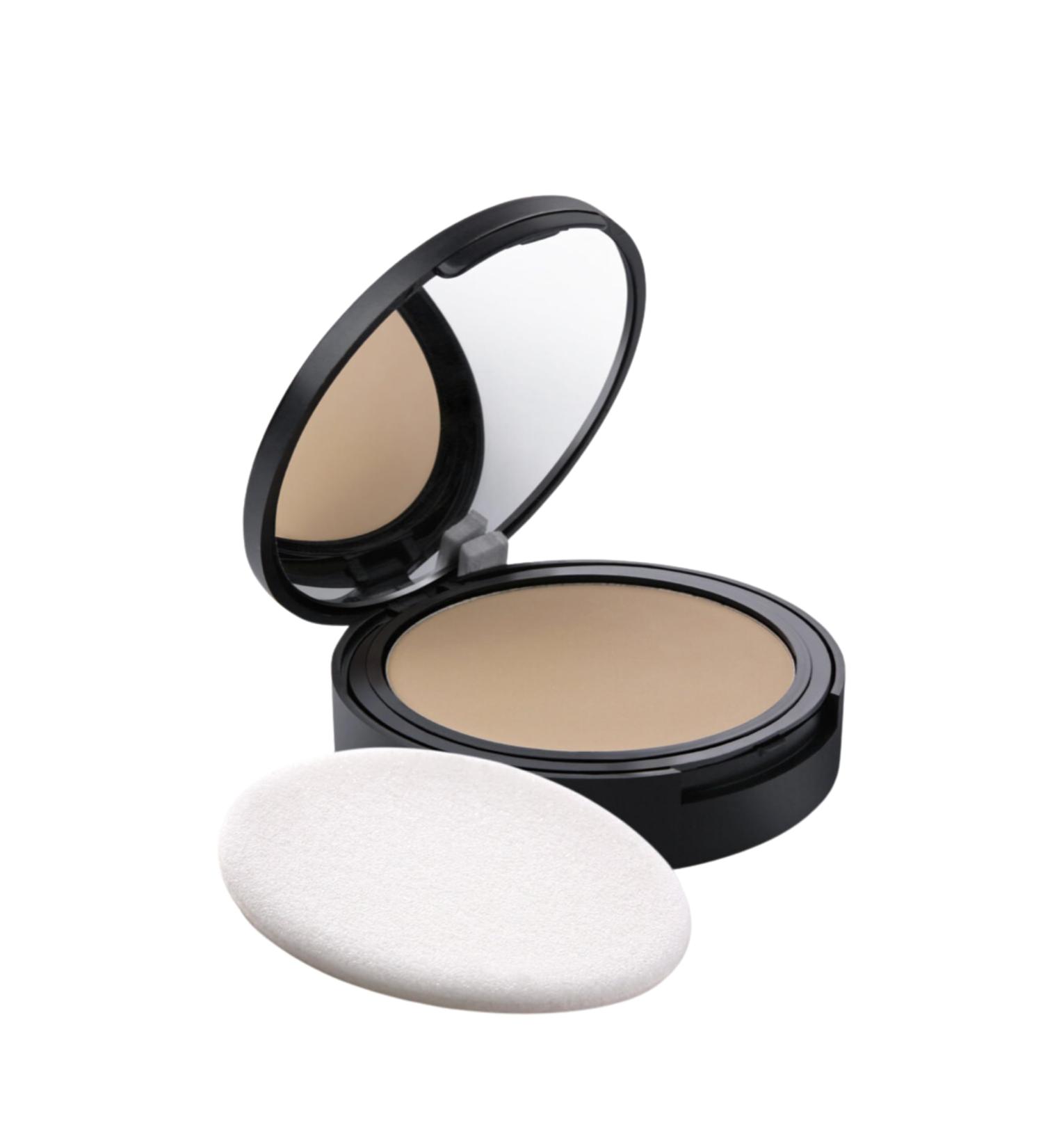 Buy Compact Pressed Powder - Matte Finish Long Lasting Vegan Makeup for Women & Girls - 0.35 Oz Medium Beige - Buy Online on GoSupps.com