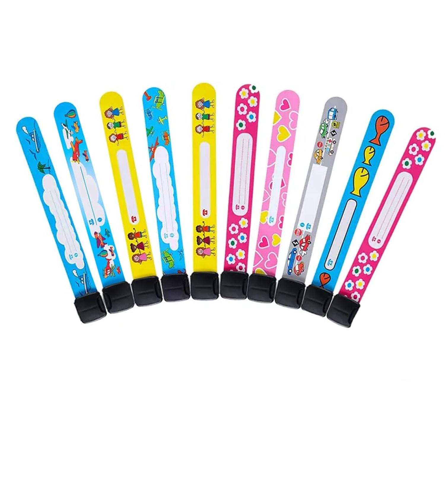 SSRDFU Emergency Bracelets for Children - 10 Pack Waterproof ID Bracelets for Boys Girls & Toddlers | Reusable SOS Name Bracelets - Buy Online on GoSupps.com