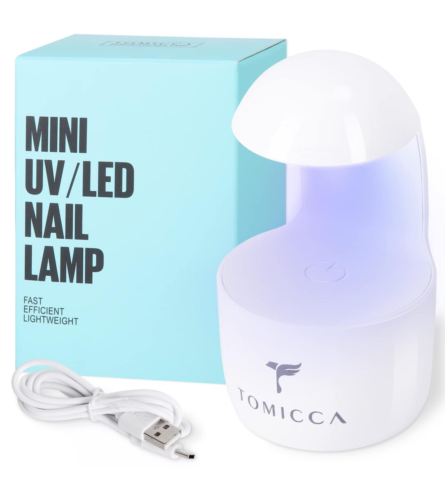 TOMICCA Mini UV/LED Nail Lamp for Gel Polish Drying - Nail Art Tool for Home and Salon Use - Buy Online on GoSupps.com