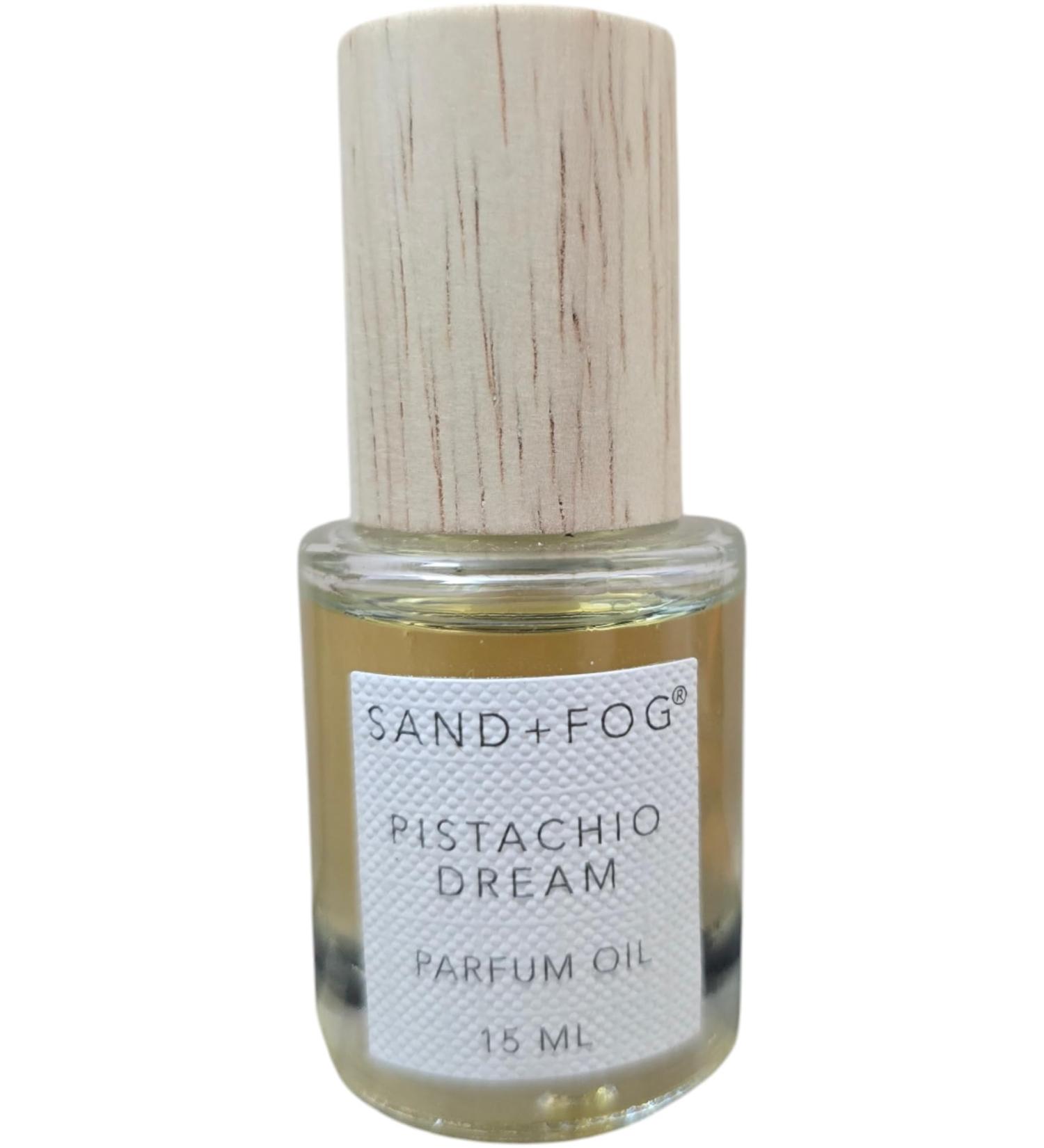 Sand and Fog Pistachio Dream Rollerball Eau De Parfum Layering Oil Almond Marshmallow Brown Sugar & Cream 15 ML Unboxed