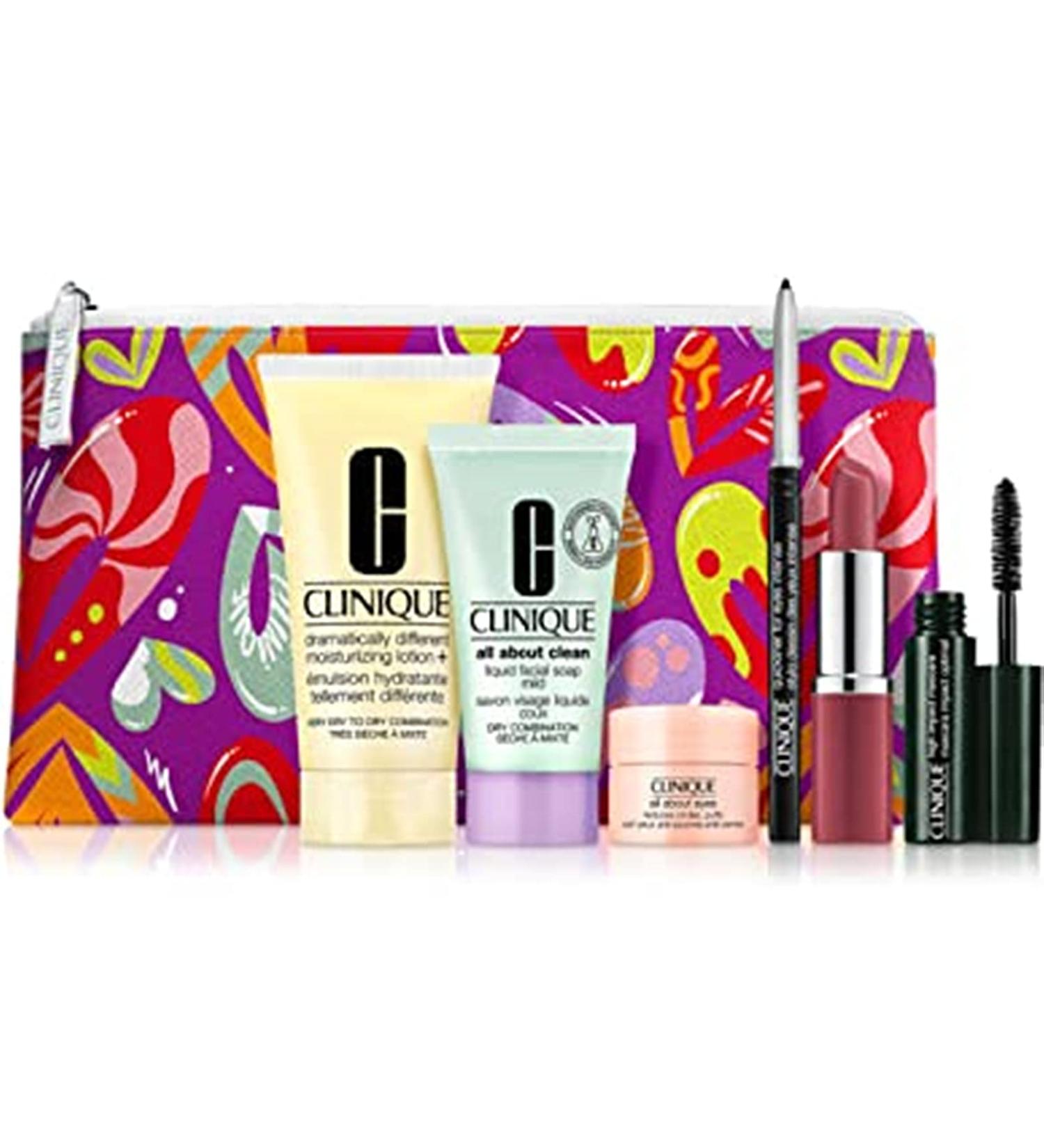 Clinique 7 Pieces Kit Including Dramatically Different Lotion and All About Eye