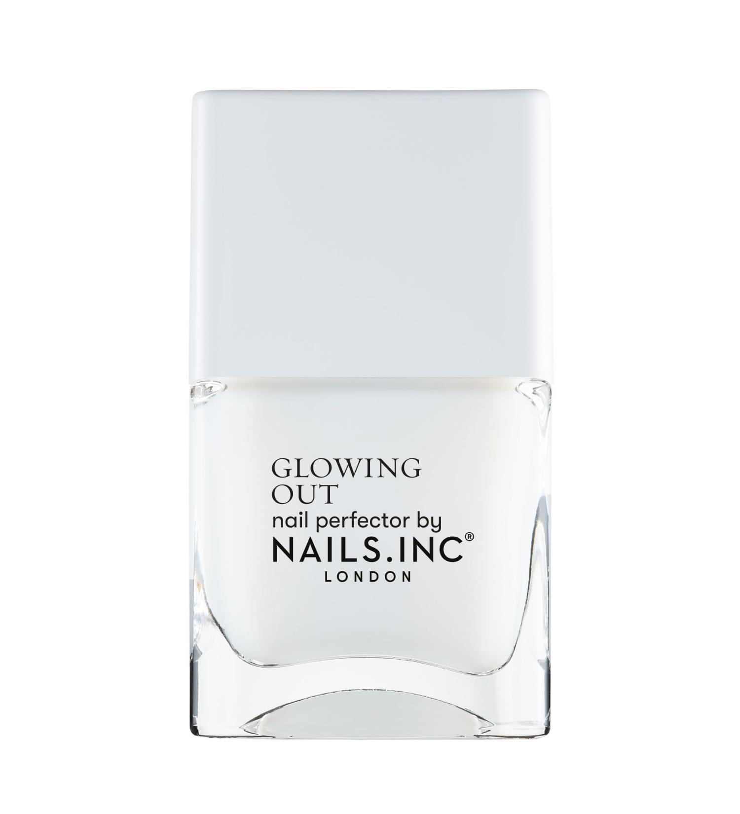 Nails.INC Time To Glow Glow-Enhancing Nail Perfector Polish Glowing White 14 ml (Pack of 1) - Buy Online on GoSupps.com