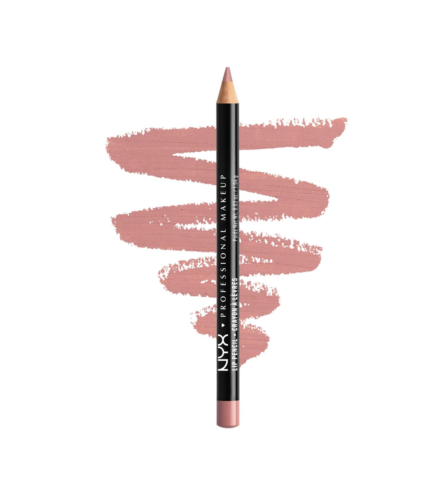 NYX Slim Lip Pencil - Pale Pink | Professional Makeup Pencil for Smooth Application - Buy Online on GoSupps.com