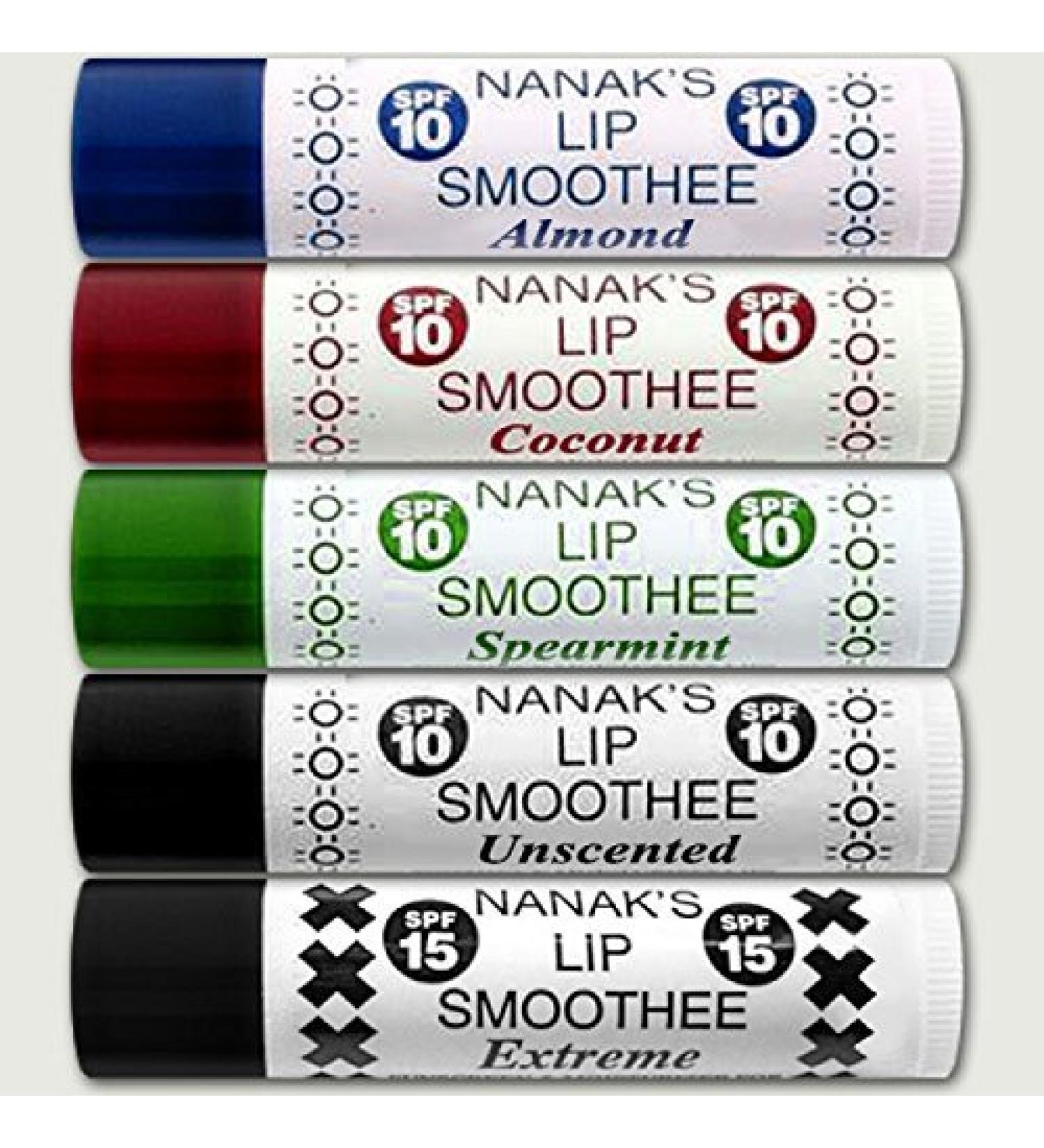 Nanak's Lip Smoothee with SPF 10 - Spearmint - 3 Pack!