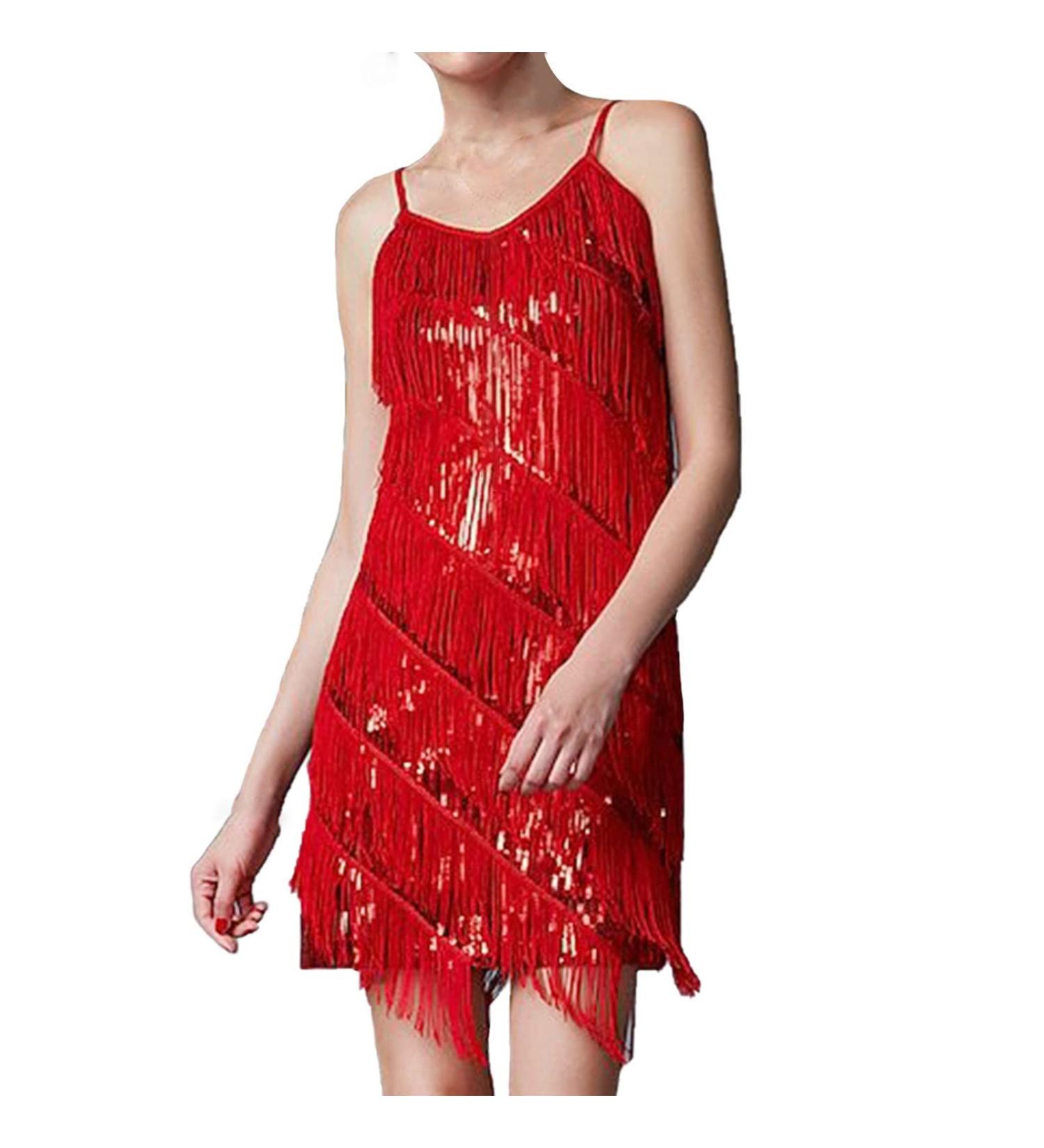 Elegant Long Ball Dress for Women - Sleeveless A-Line Evening & Cocktail Dress with V-Neck & Slit | Red Maxi Dress #03 - Buy Online on GoSupps.com