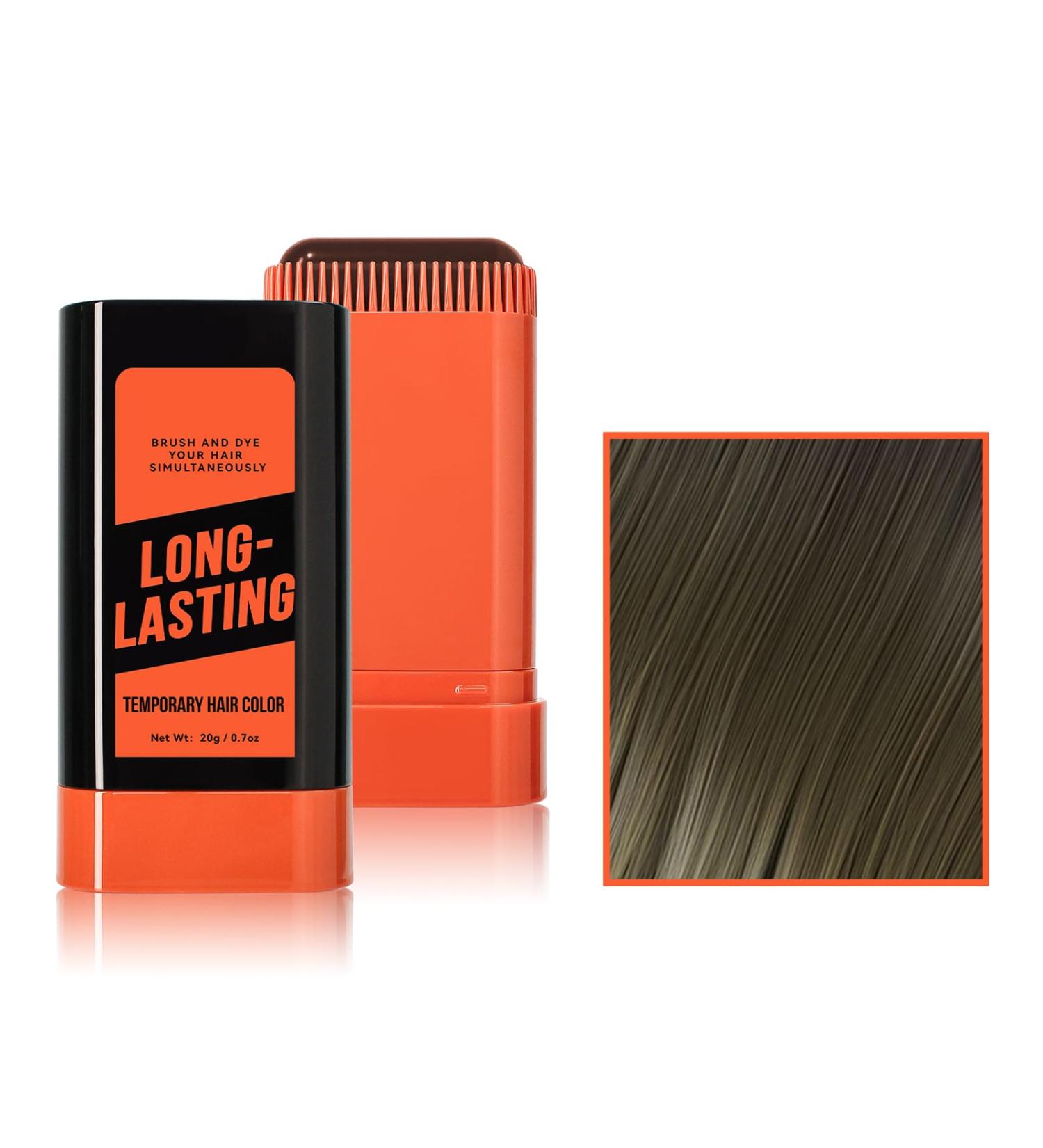 Dark Brown Temporary Hair Color Stick | Instant Root Touch Up & Waterproof Gray Hair Concealer - Buy Online on GoSupps.com