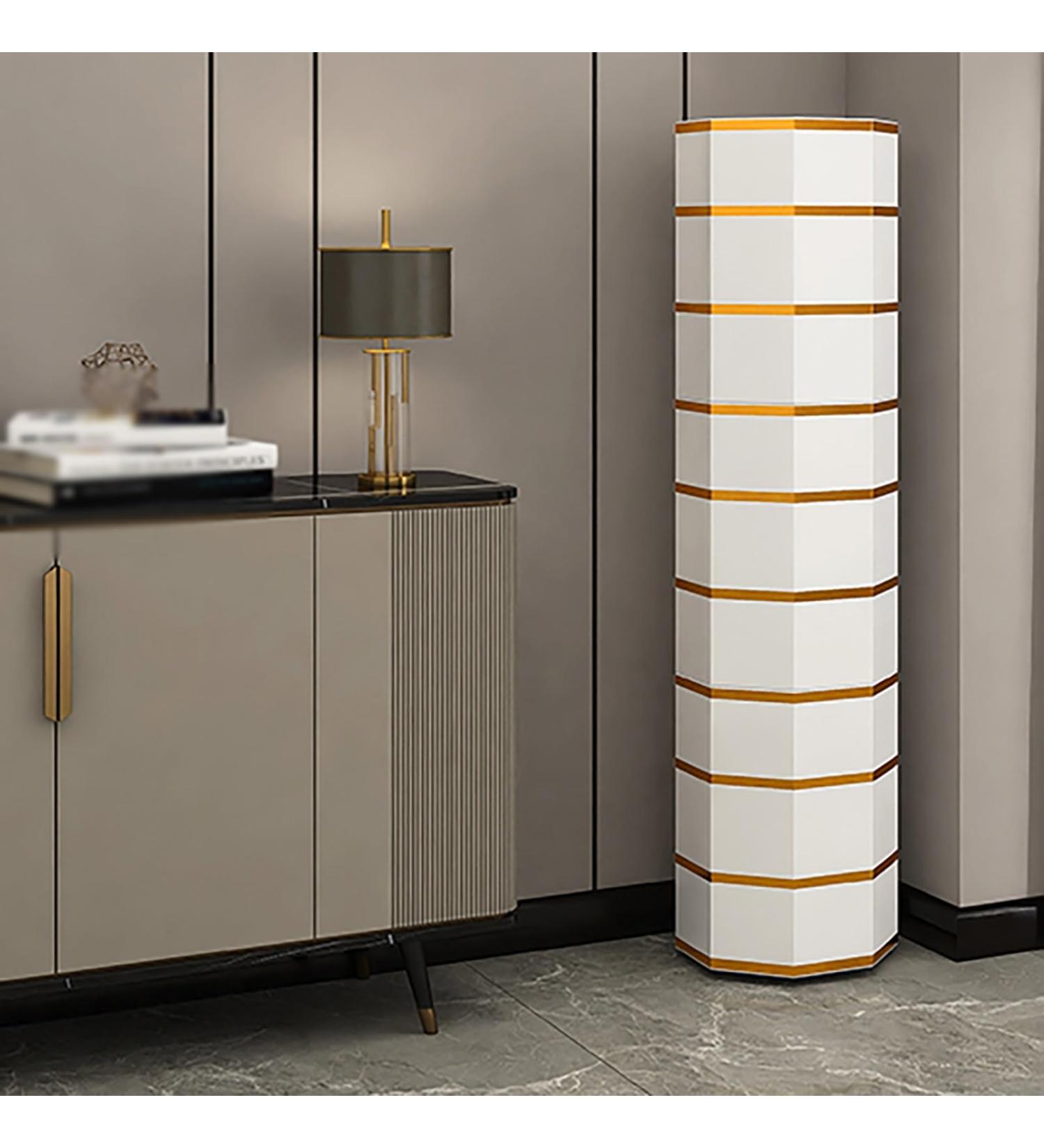 Revolving Shoe Cabinet Rotating Shoe Rack Tower 360 Stylish Household Vertical Narrow Bucket Shoe Shelf Large Capacity Wooden Shoes Rack Organizer Storage Cabinets (Color : 6-Layer S 9 layer - Buy Online on GoSupps.com