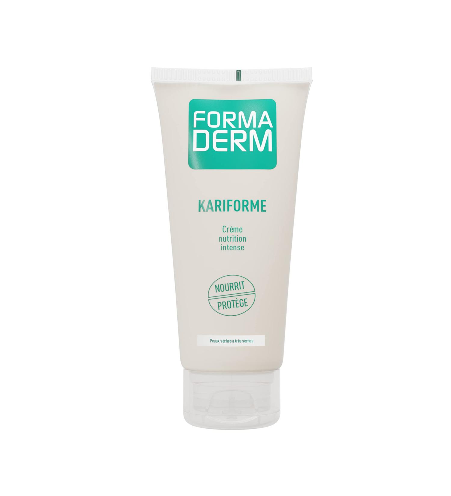 Formaderm Kariforme Cream - Dry Skin Cream - Nourishes Hydrates Repairs and Protects - Cream with Natural Active Ingredients - Made in France - Tube of 100 ml - Buy Online on GoSupps.com