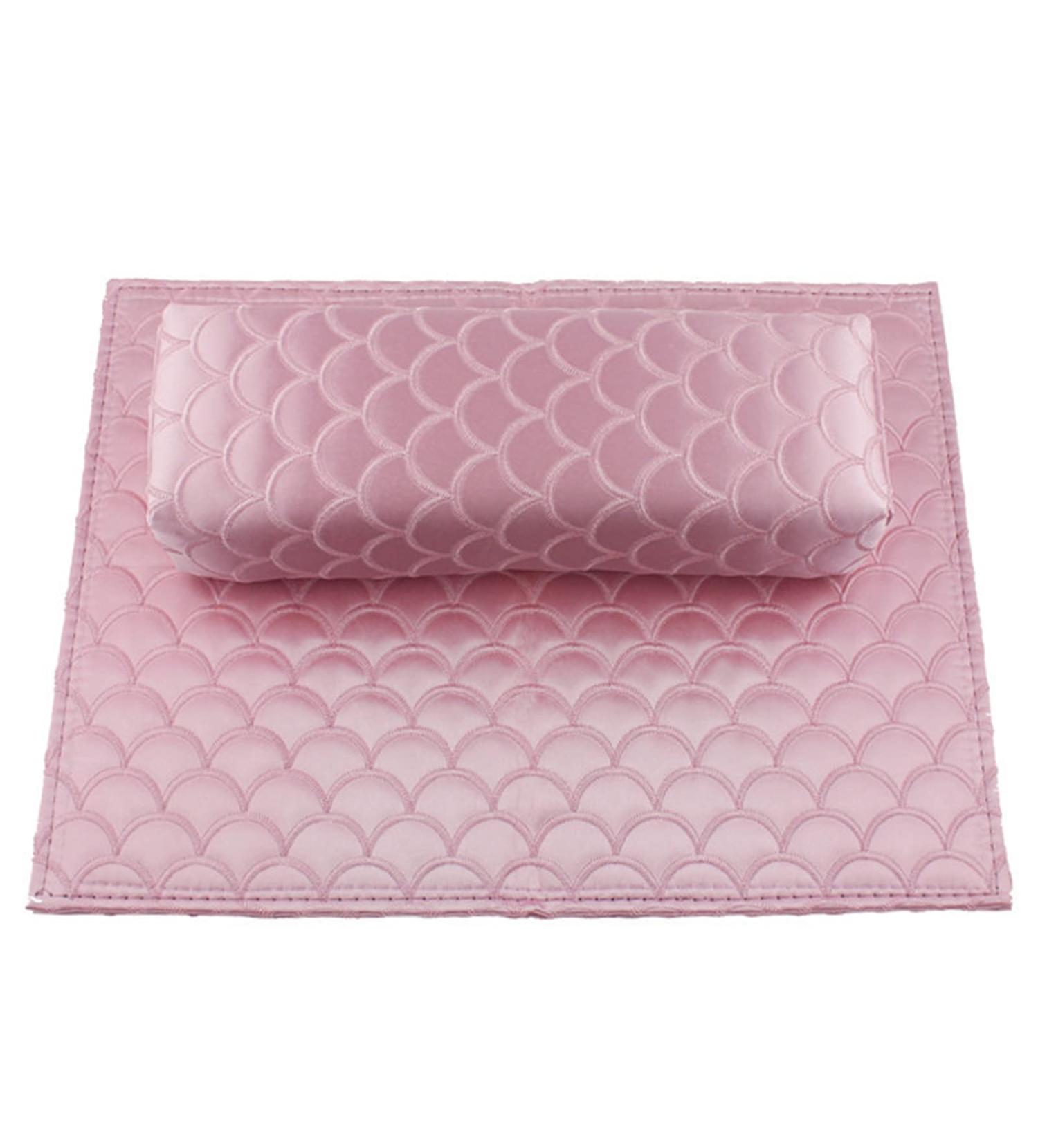 ZIEM Nail Pillow Hand Rest Cushion Set Mani Pillow Nail Rest Cushion Pad Nail Art Tools for Salon Home Use Pink - Buy Online on GoSupps.com
