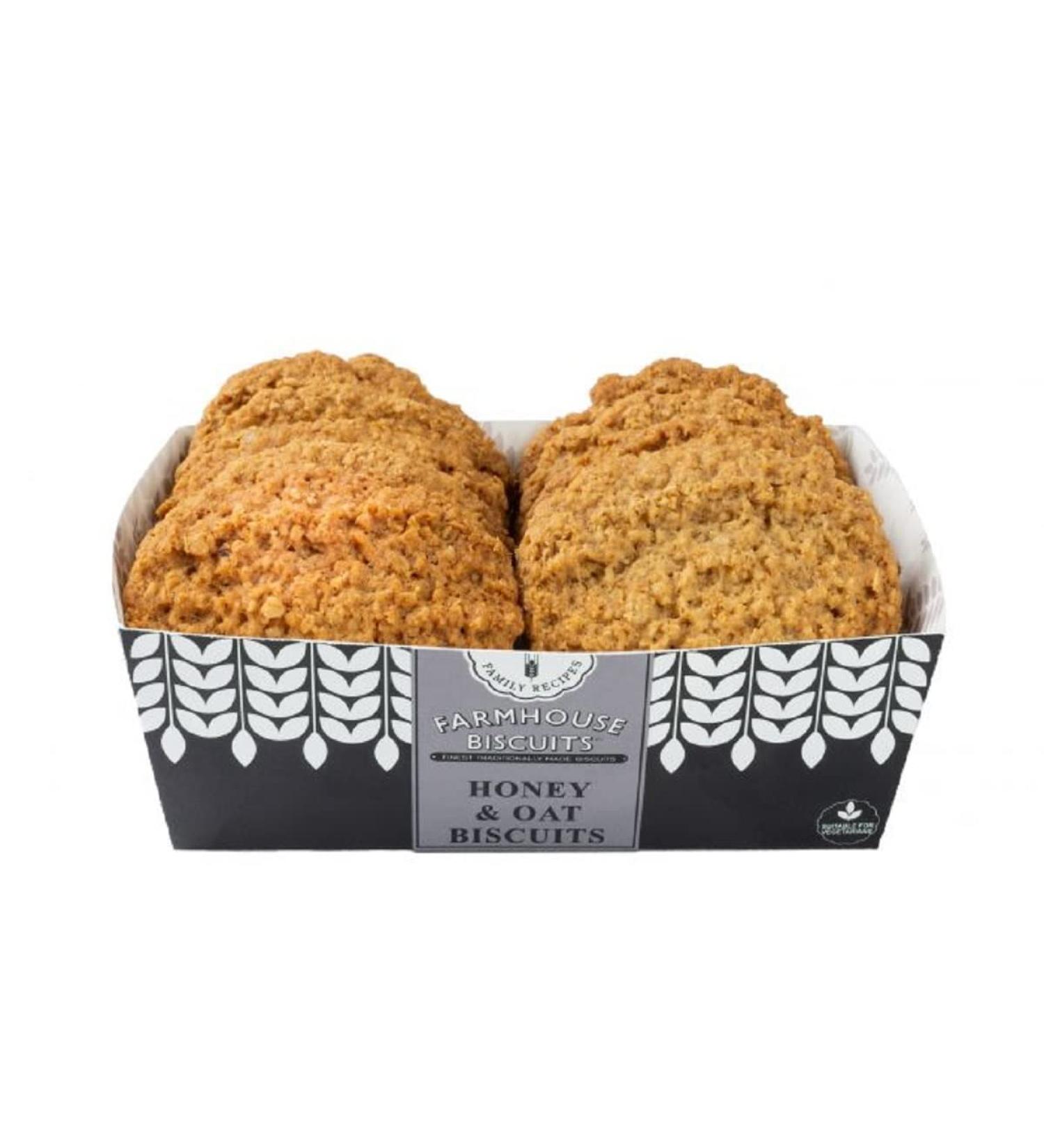Farmhouse Biscuits Honey & Oat Biscuits 200 g - Buy Online on GoSupps.com