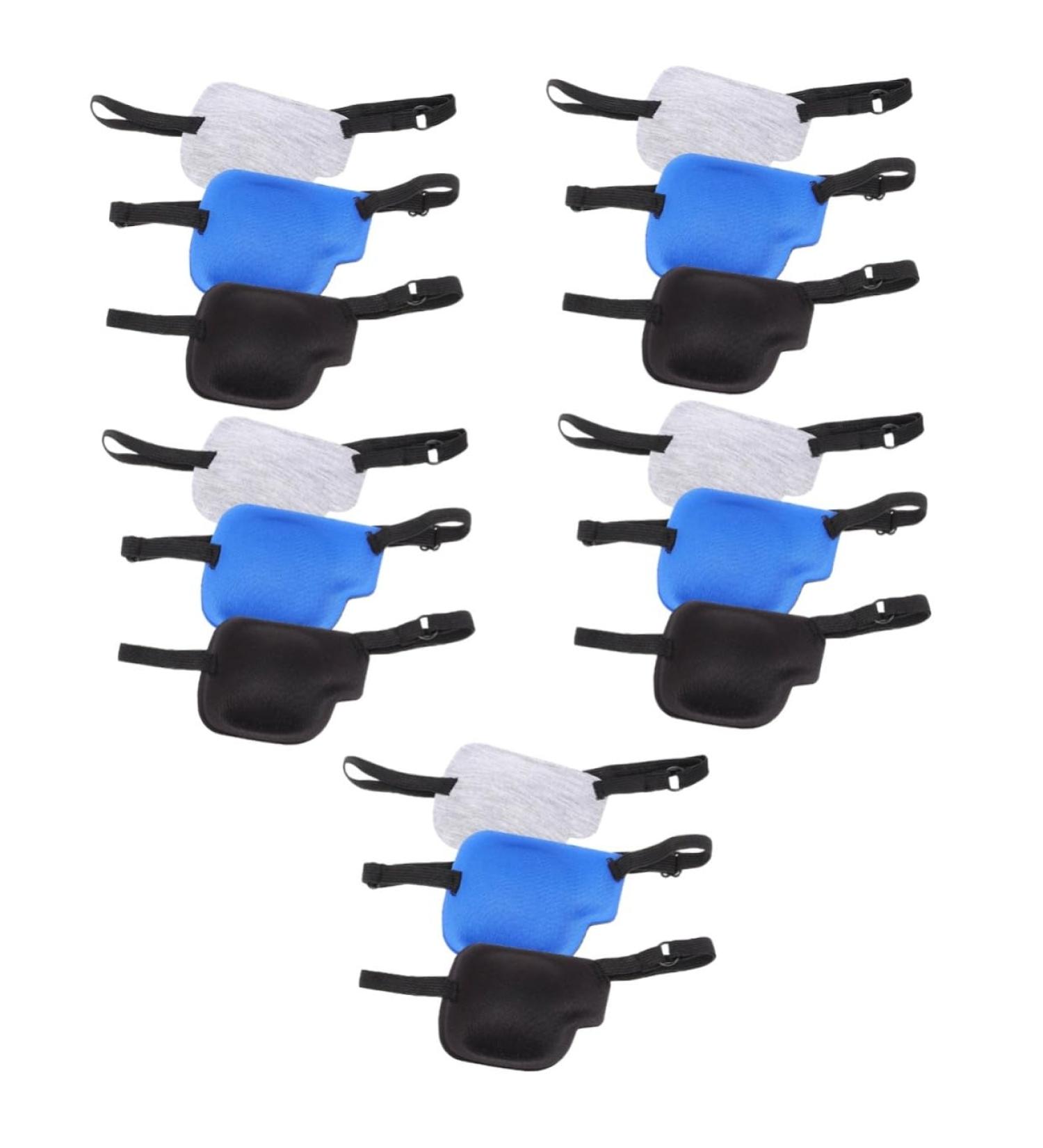 FRCOLOR 15 Pcs Eye Mask - Compact Amblyopia Cover & Eye Protector for Daily Use - Assorted Colors - Outdoor Accessories 10x7CM - Buy Online on GoSupps.com