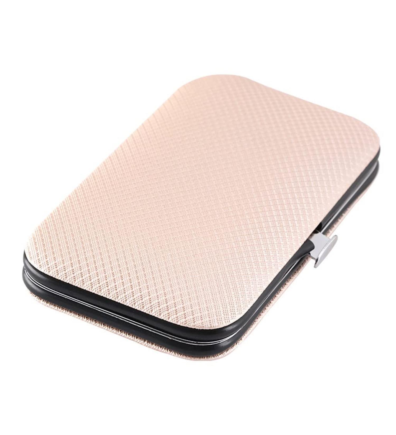 Manicure Kit Stainless Steel Nail Clippers Set 7-Piece Manicure and Pedicure Pedicure Tool Travel Manicure Kit Indoor and Outdoor Portable Nail Clippers Kit Pink - Buy Online on GoSupps.com