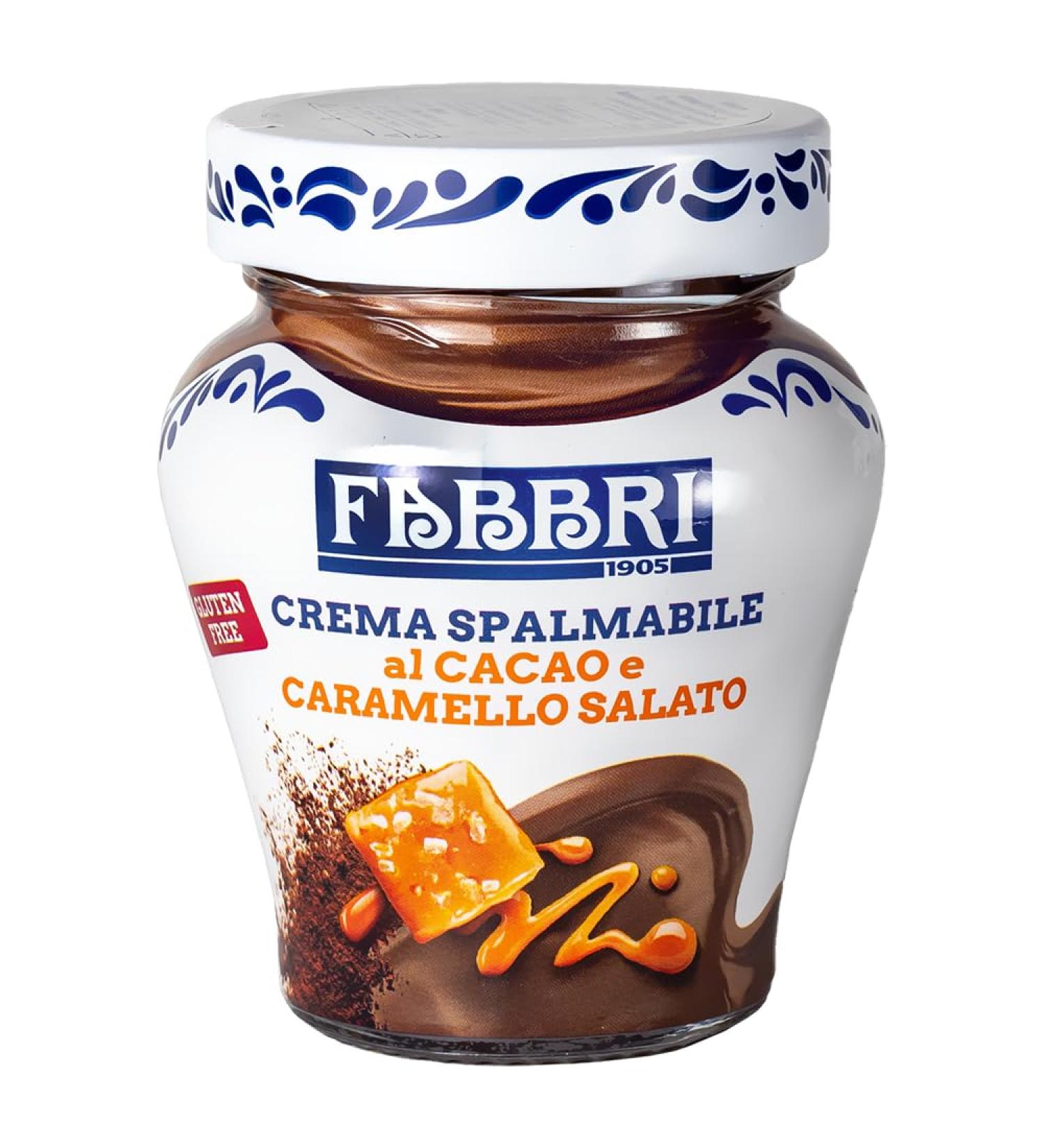 Fabbri Salted Caramel Cocoa Cream 200g - Buy Online on GoSupps.com