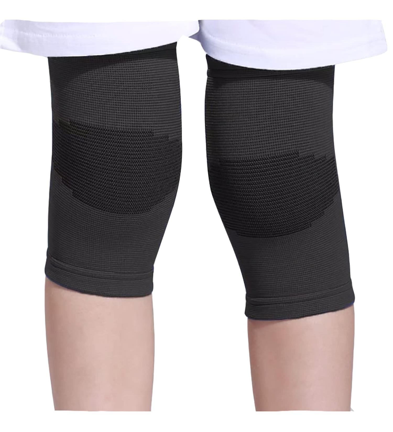 Buy Kids Knee Brace & Support - Small Black Knee Sleeve for Teenagers | Sport Knee Protectors for Children (1 Pair - Buy Online on GoSupps.com