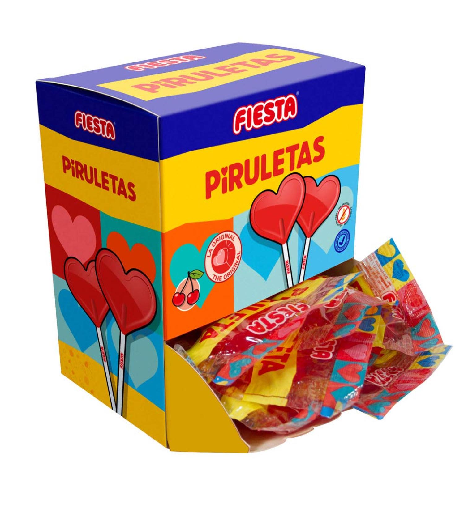 Fiesta Fiesta Cherry Lollipop with Stick 20 pieces of 13g