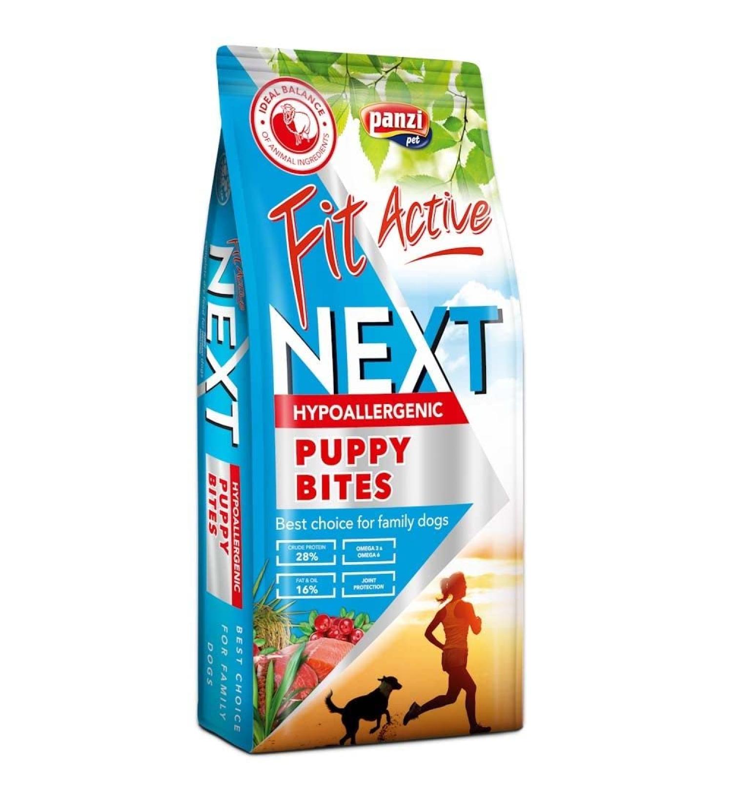 Fit Active NEXT - Dog food for puppies and young dogs up to 1 year - All breeds - low grain formula - 3kg - Buy Online on GoSupps.com