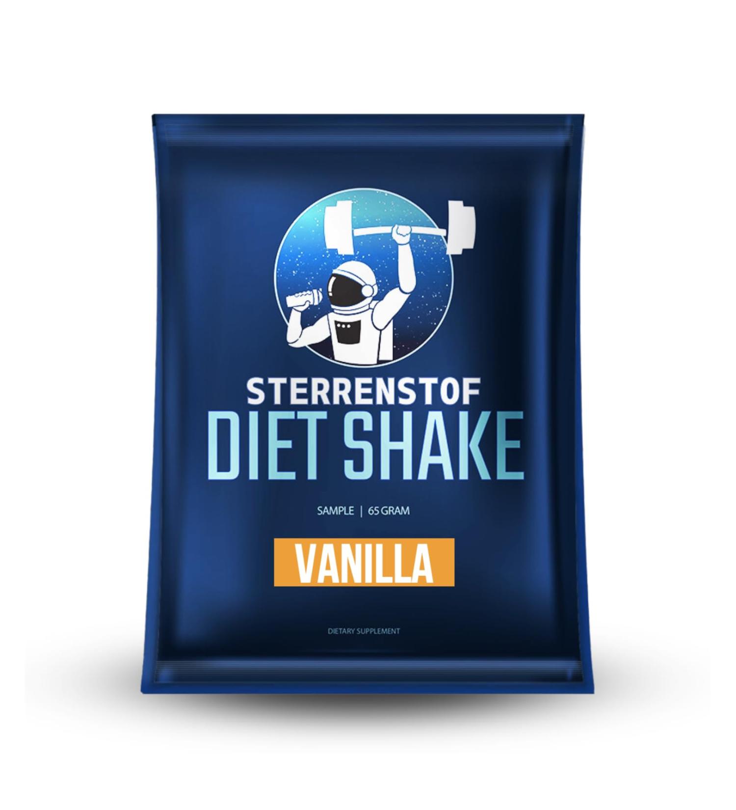 Sterrenstof Diet Meal Replacement Shake - Vanilla Flavor - 1 Shake Per Container - 29g Protein Per Meal - Natural Flavor - Diet Shakes for Weight Loss