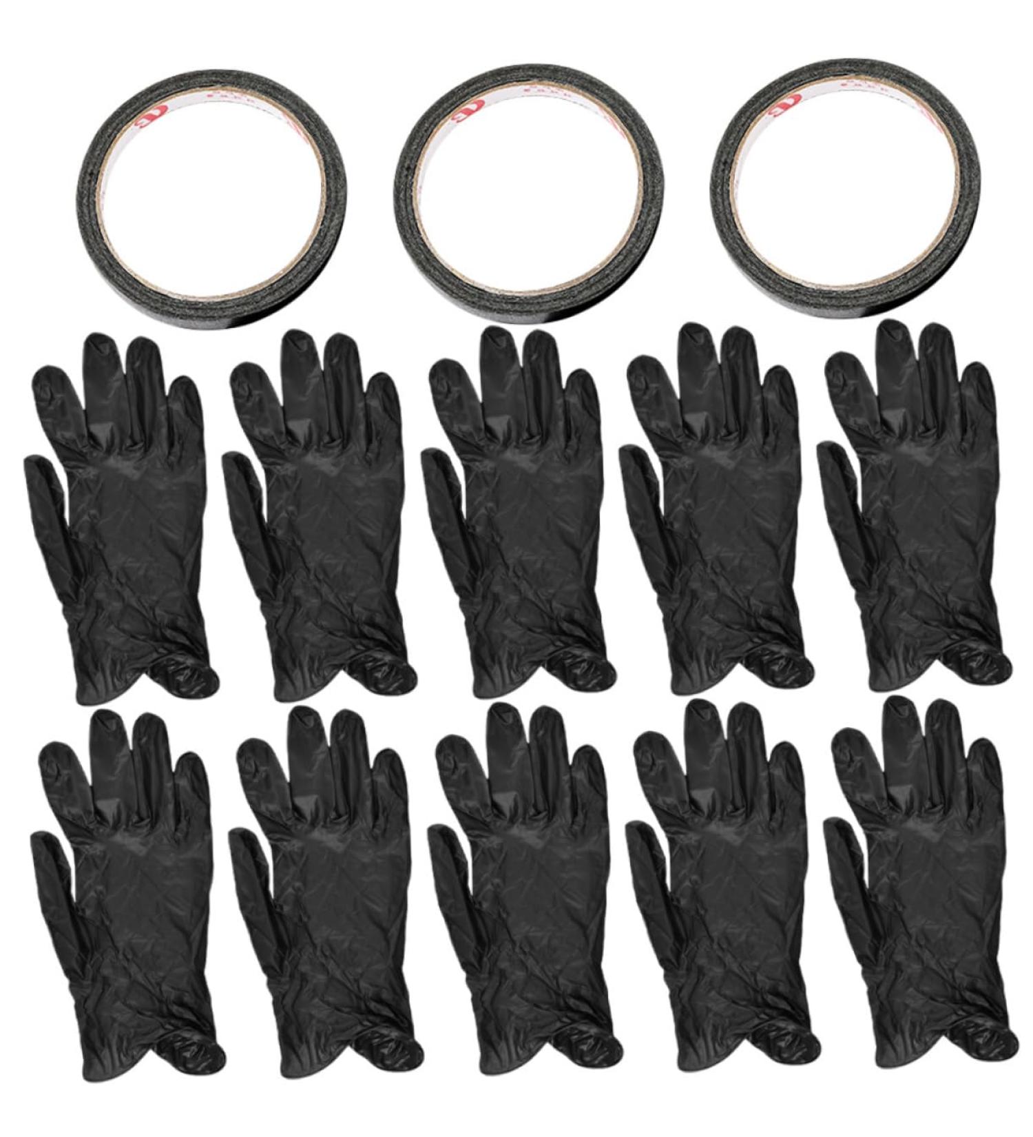 Healeved 1 Set Uv Protection Tape Nail Nail Molding Gel Nail Art Supplies Nail Art Tape Black Nail Building Gel Uv Tape Nail Gel Nail Art Uv Gloves Paper Fingerless Accessories - Buy Online on GoSupps.com