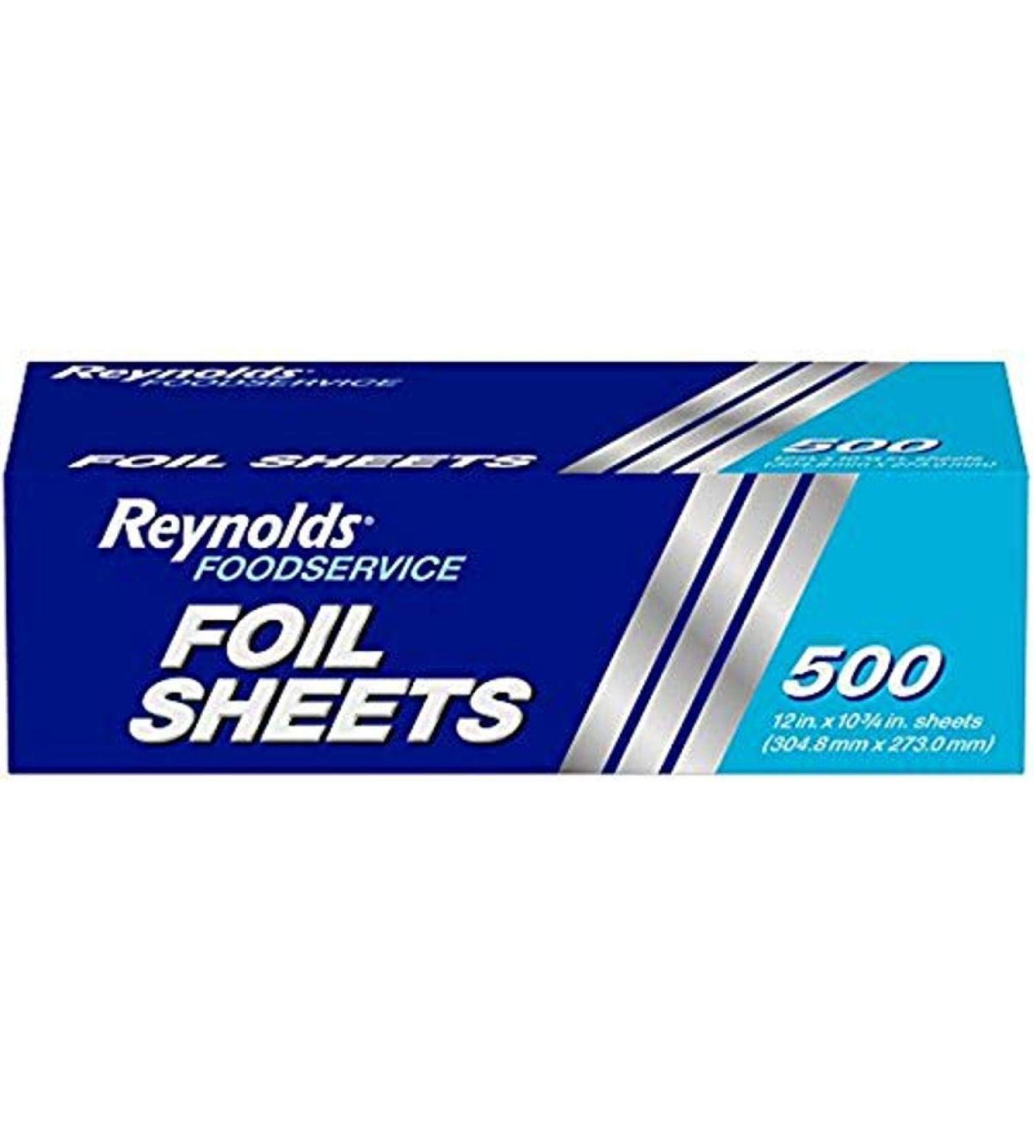 Reynolds Pre-Cut Aluminum Foil Sheets 12x10.75 Inches - 500 Count - Buy Online on GoSupps.com