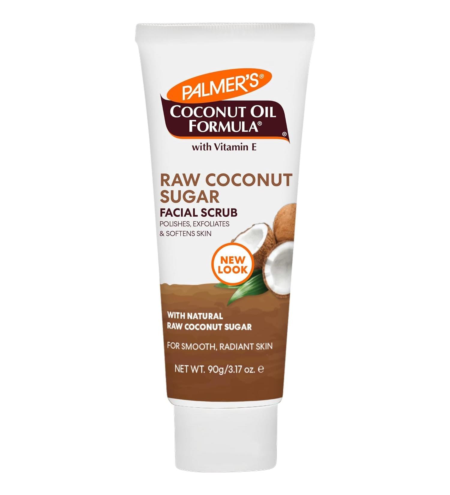 Buy Coconut Oil Sugar Facial Scrub 90g - Natural Exfoliator for Radiant Skin | International Shipping Available - Buy Online on GoSupps.com