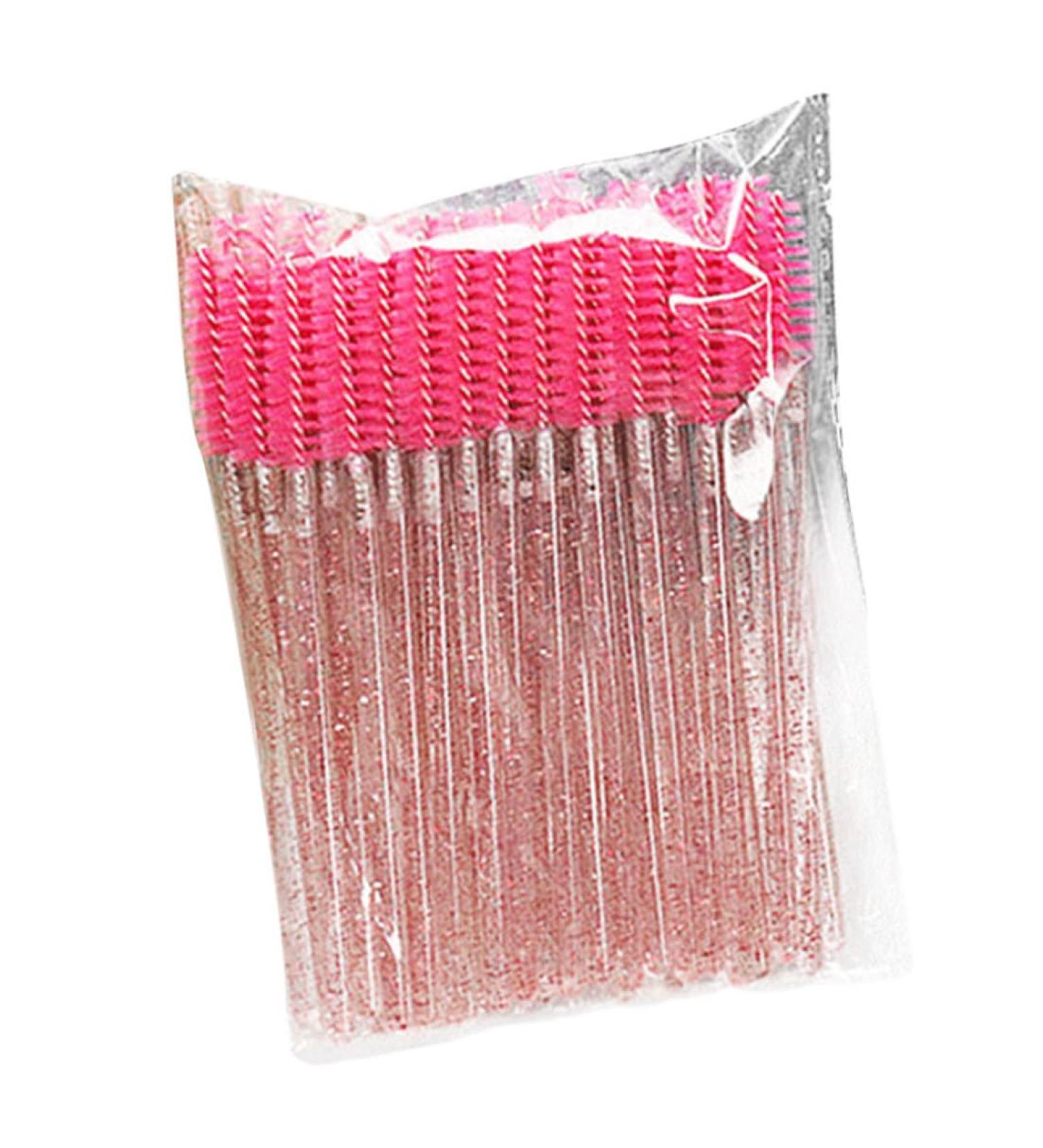 Brosses de cils jetables Mascara Wands Lash Brush Brush Applicator cils Outils d'extension jetable 50pcs Couleur al atoire - Buy Online on GoSupps.com