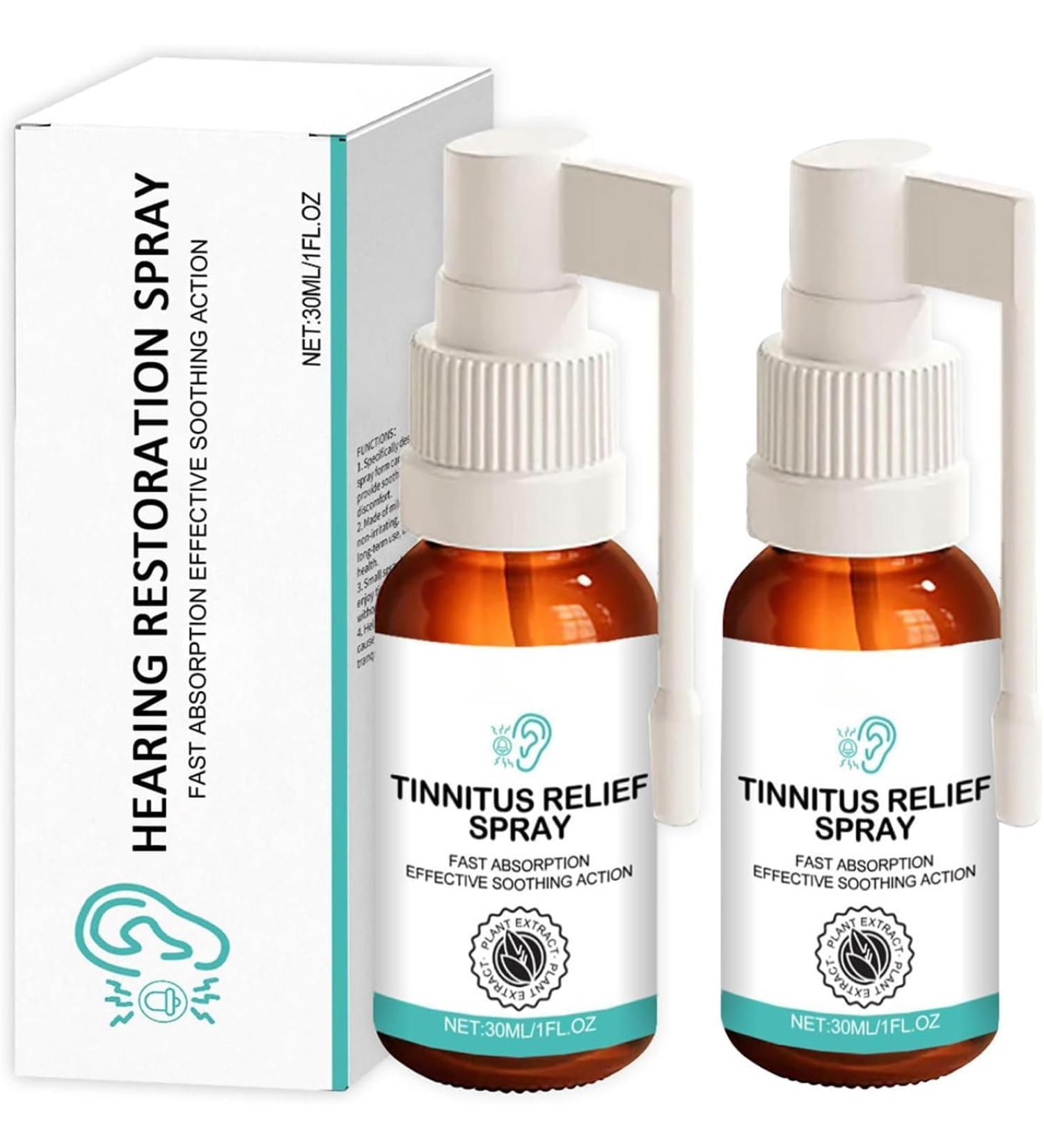Bagalqio - Tinnitus Relief Spray - For RingingEars,Tinnitus Spray, Portable Tinnitus Relief Ear Spray,Natural Ingredients - 30ml  2 Pack - Buy Online on GoSupps.com