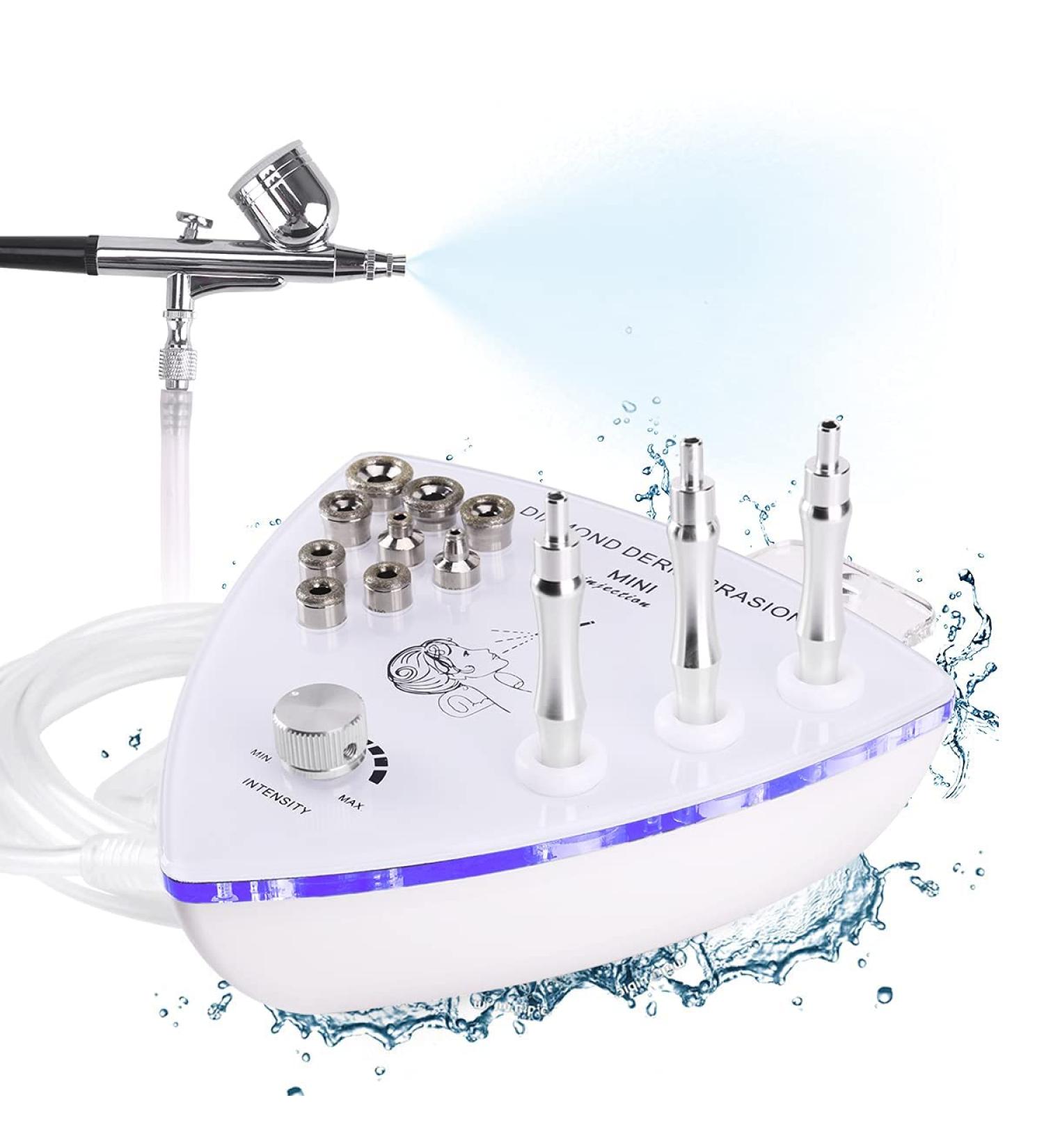 Diamond Microdermabrasion Machine with Spray Gun | Yofuly Professional Facial Exfoliation System - Home Use Skin Care - Buy Online on GoSupps.com