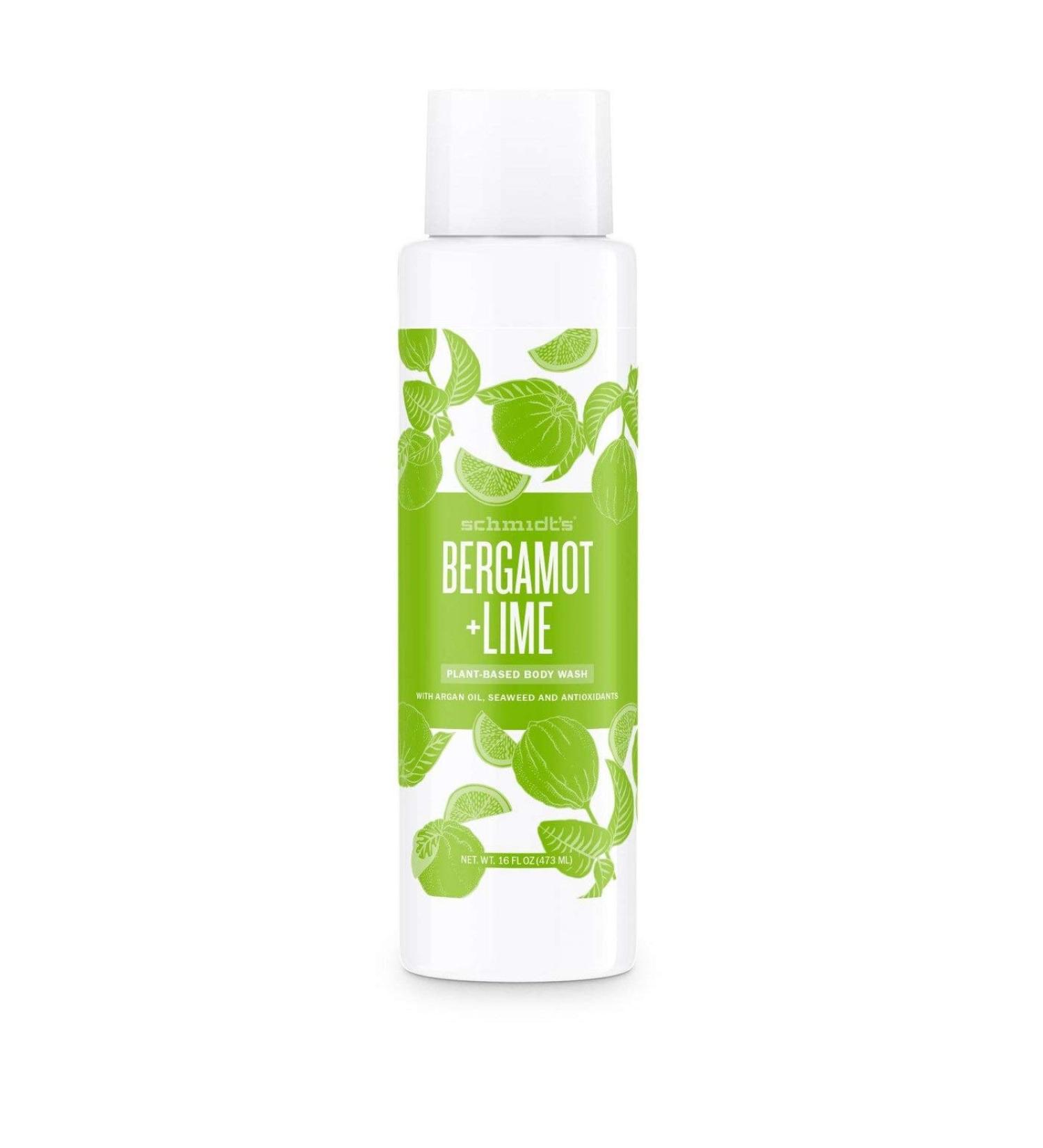 Schmidt's Plant-Based Body Wash Bergamot + Lime 16 fl oz (473 ml)