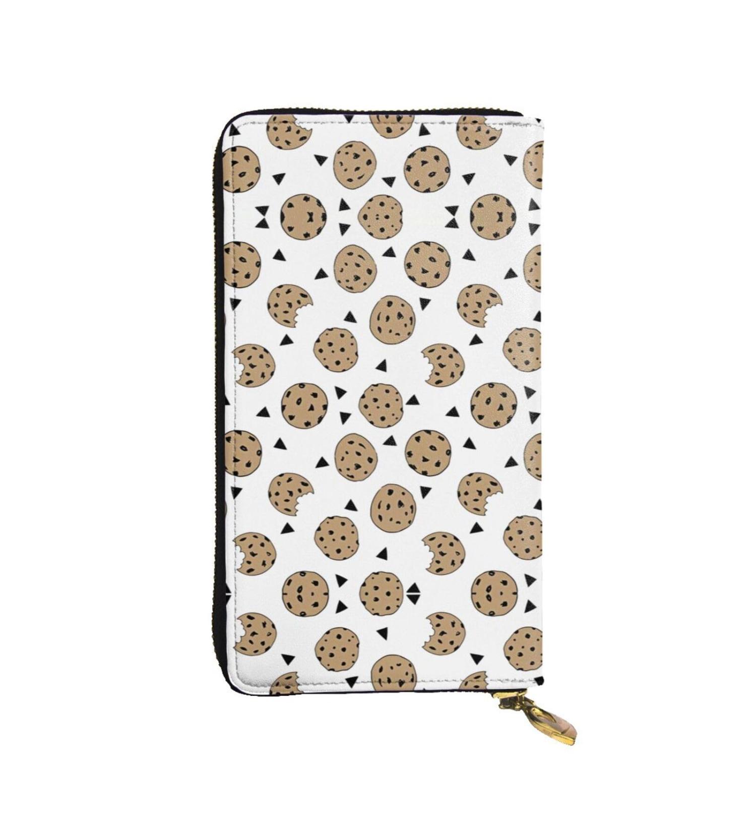 YYHHAOFA Cookies Food Chocolate Chip Biscuits Prints Leather Long Clutch Wallet : Comfortable Lightweight Fashion Durable 7.48 x 4.13 in - Buy Online on GoSupps.com