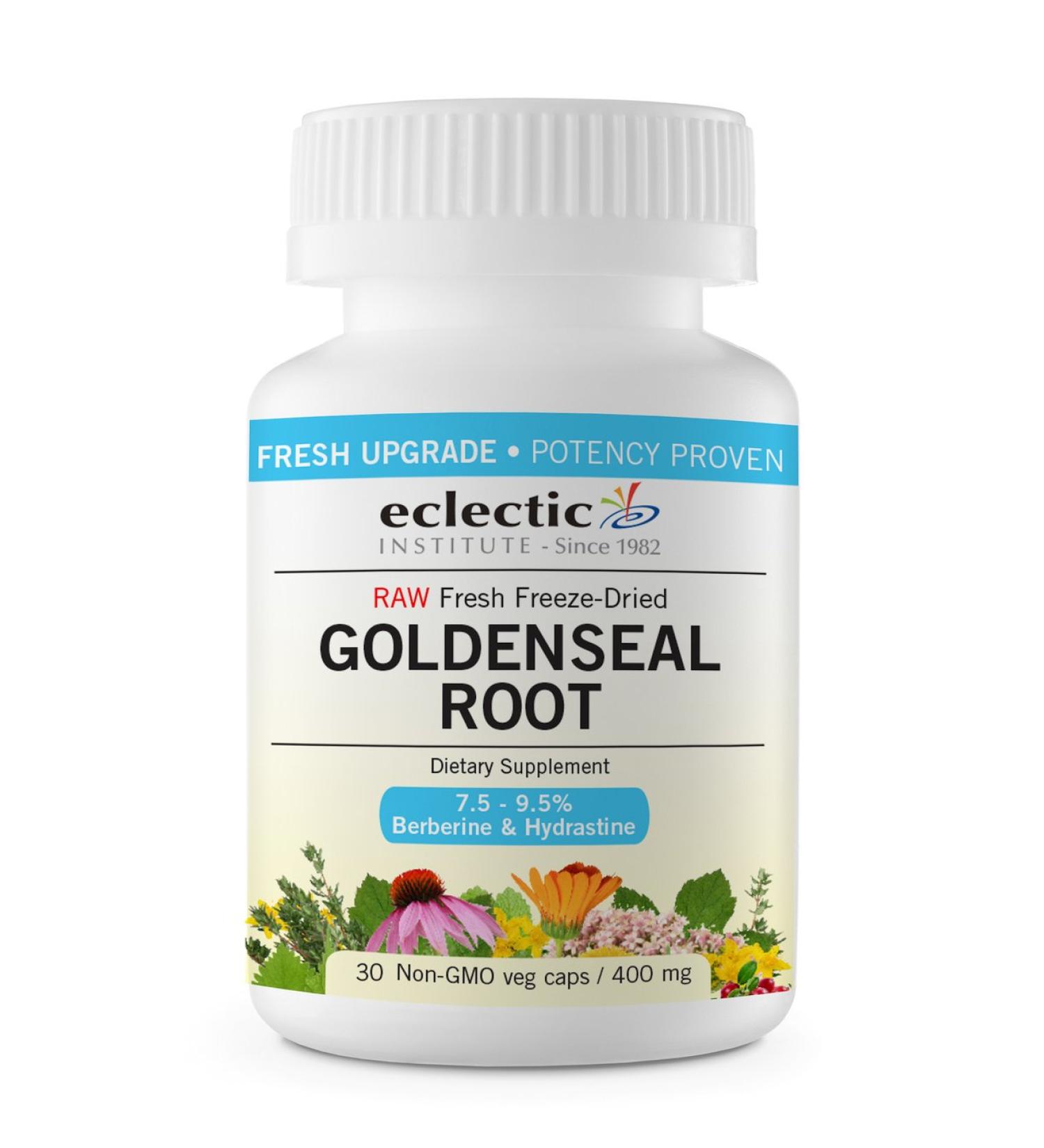 Eclectic Goldenseal Root 400 Mg Fduv, Blue, 100 Count Blue 100 Count
