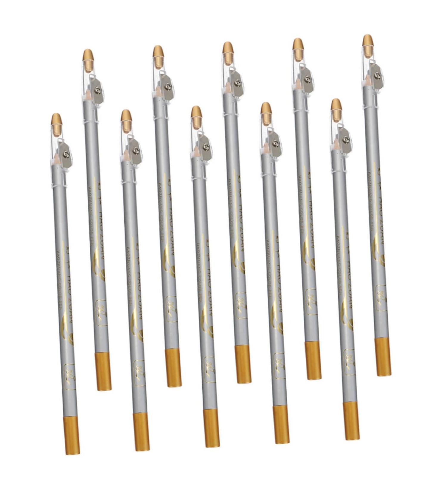  Beatifufu 10Pcs Eyebrow Powder Eyeshadow Eyeliner Highlight Makeup Pen Matte Eyebrow Applicator Eyebrow Pen Waterproof Eyeliner - Buy Online on GoSupps.com