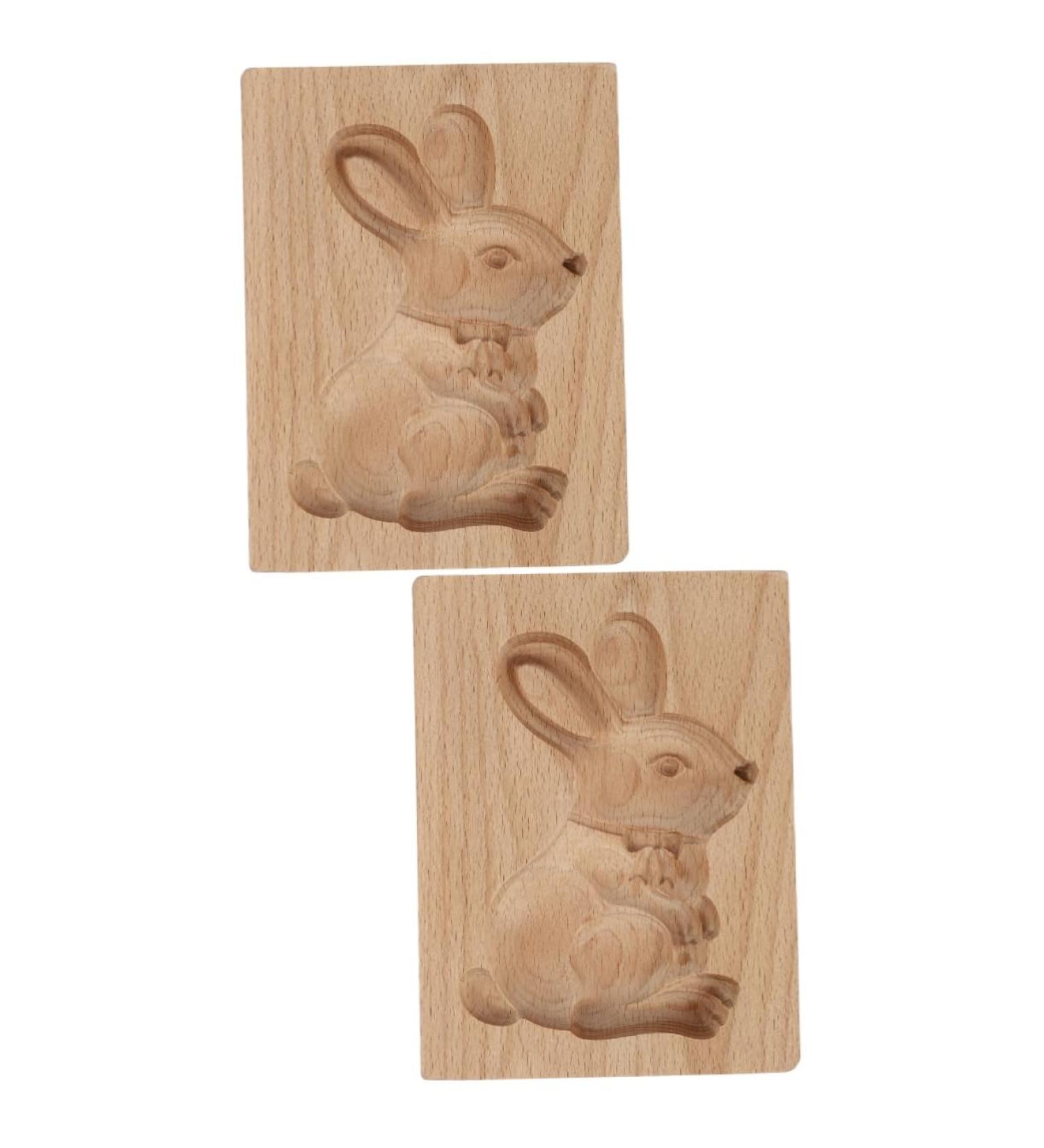 OUNONA 2 Pcs Biscuit Mold Biscuit Moulds Wooden Fondant Wooden Muffin Cups Embossed Cookie Kitchen Cookie Mold Christmas Baking Crackers Wood Chocolate Chinese Decor Log Fudge Small Tools 16X12X2CMx2pcs As Shownx2pcs - Buy Online on GoSupps.com