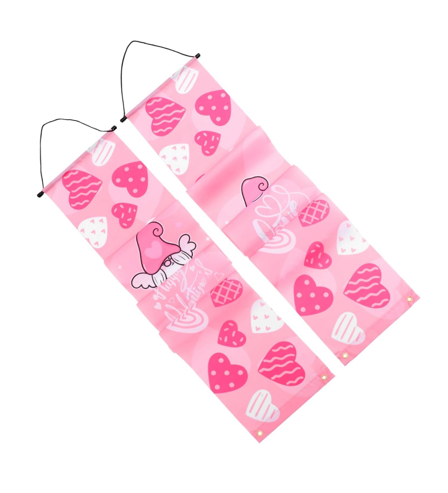 Zerodeko Valentines Day Hanging Banner 1 Pair Valentines Day Banner Polyester Banners Outdoor Valentines Day Welcome Sign Picture 1 180.00X30.00X0.10CM - Buy Online on GoSupps.com