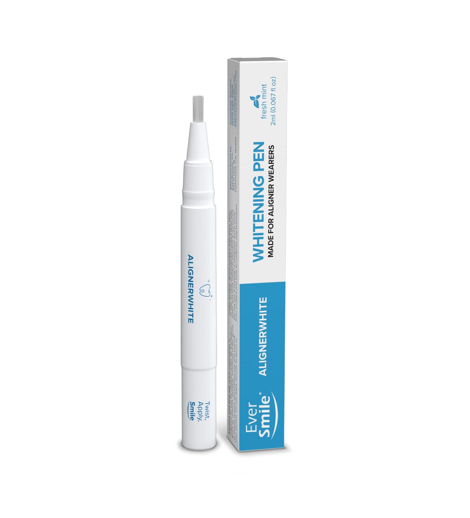 EverSmile AlignerWhite Teeth Whitening Pen for Clear Aligners & Retainers - Gel Whitener - Buy Online on GoSupps.com