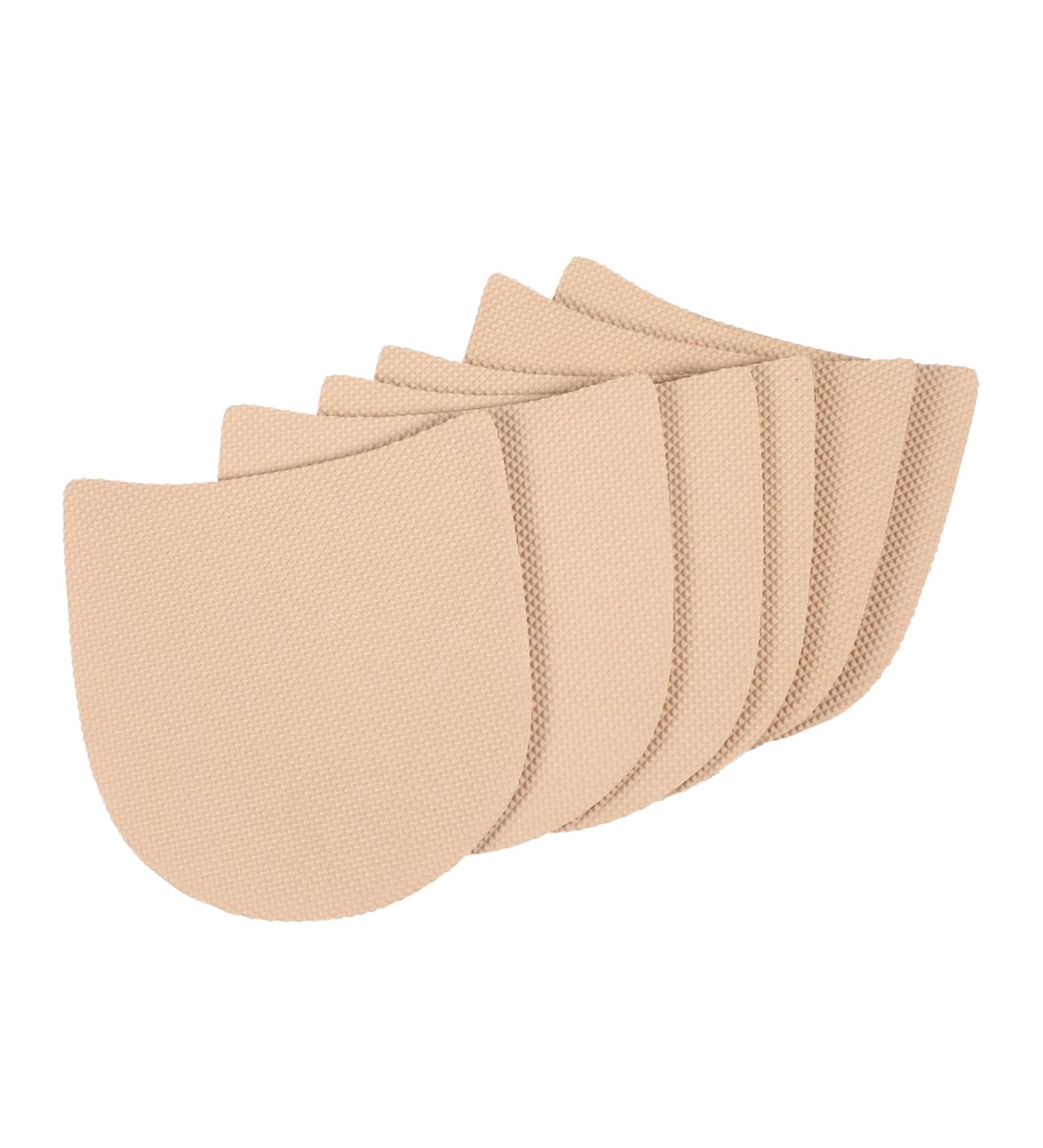 NOLITOY Anti-Slip Stickers for Shoes | 3 Pairs Self-Adhesive Shoe Grips & Inserts | Non-Slip Rubber Sole Repairs | Transparent Clear Pump Stickers - Buy Online on GoSupps.com