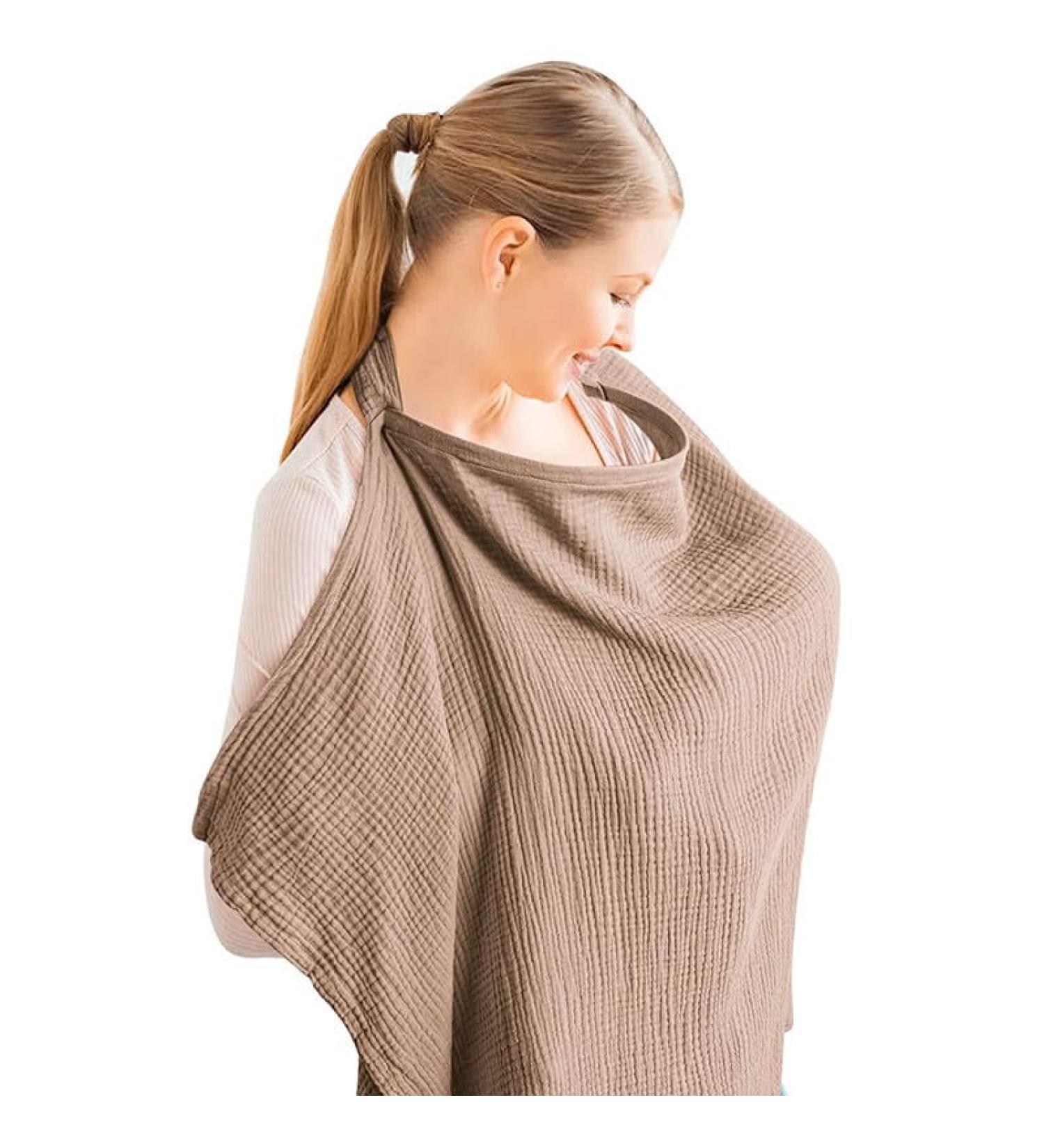 Lohill Breastfeeding Towel & Nursing Cover | Silent Musselin Baby Cover for On-the-Go Moms - Buy Online on GoSupps.com