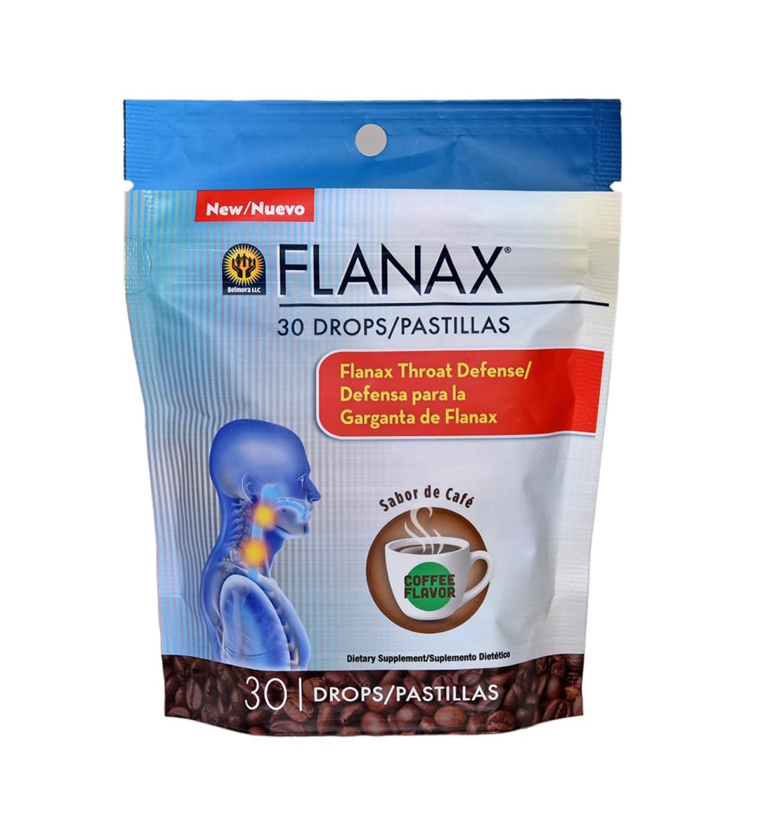Flanax Throat Defense Coffee Flavor - Buy Online on GoSupps.com