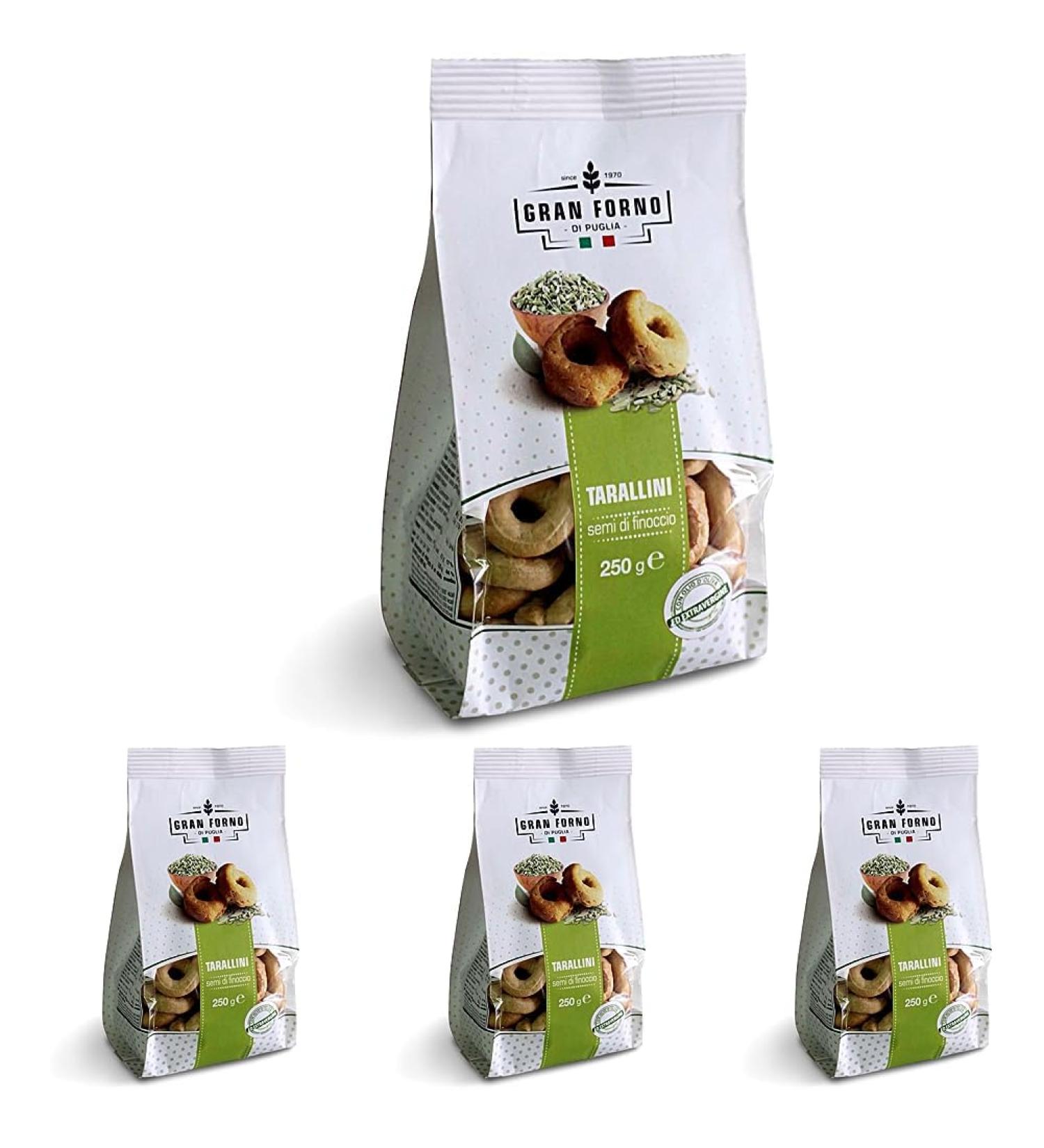 Gran Forno Taralli Fennel Seeds 250 g (Pack of 4) Fennel Seeds (Pack of 4)